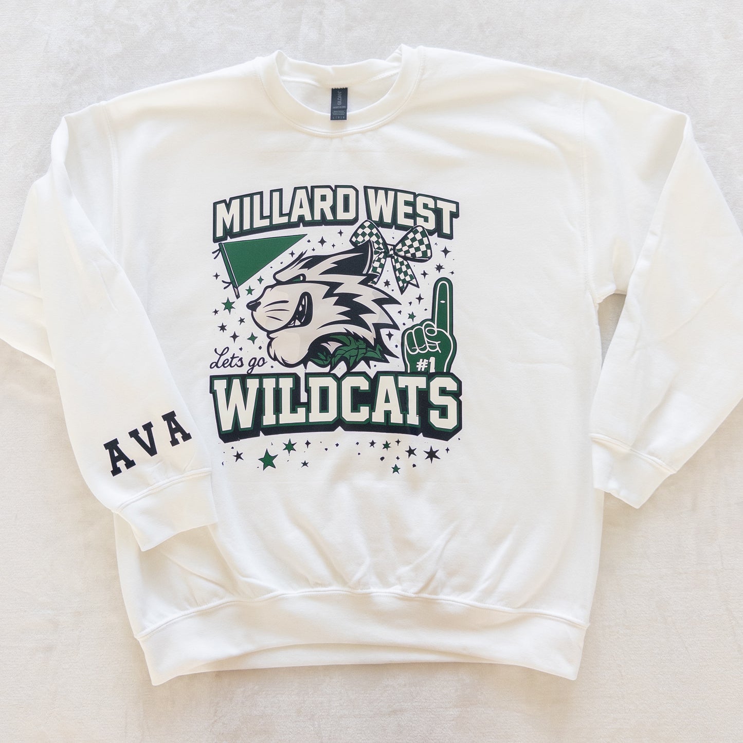 Custom Team Spirit Sweatshirt Personalized for Your Athlete