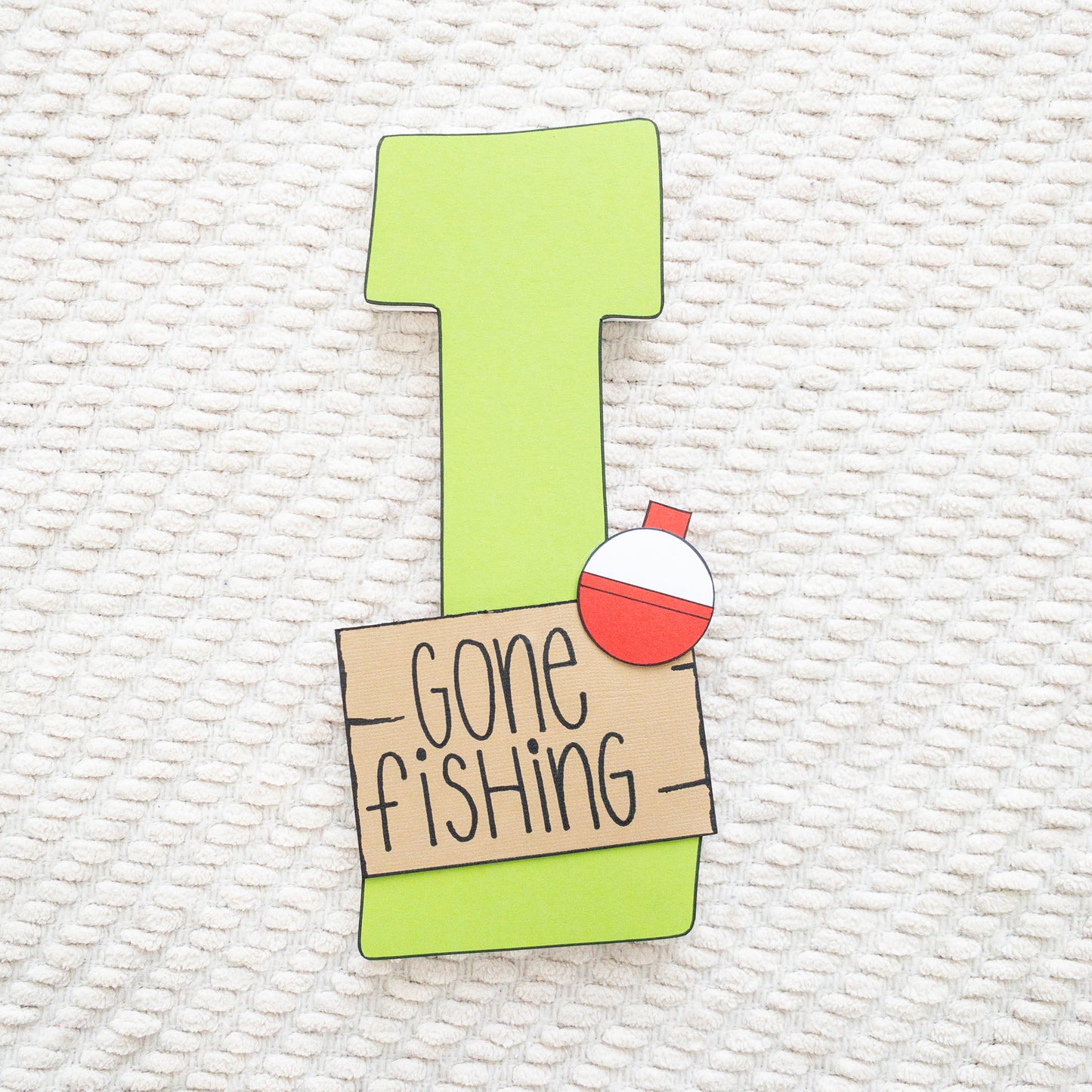 Gone Fishing Custom Wood Letters