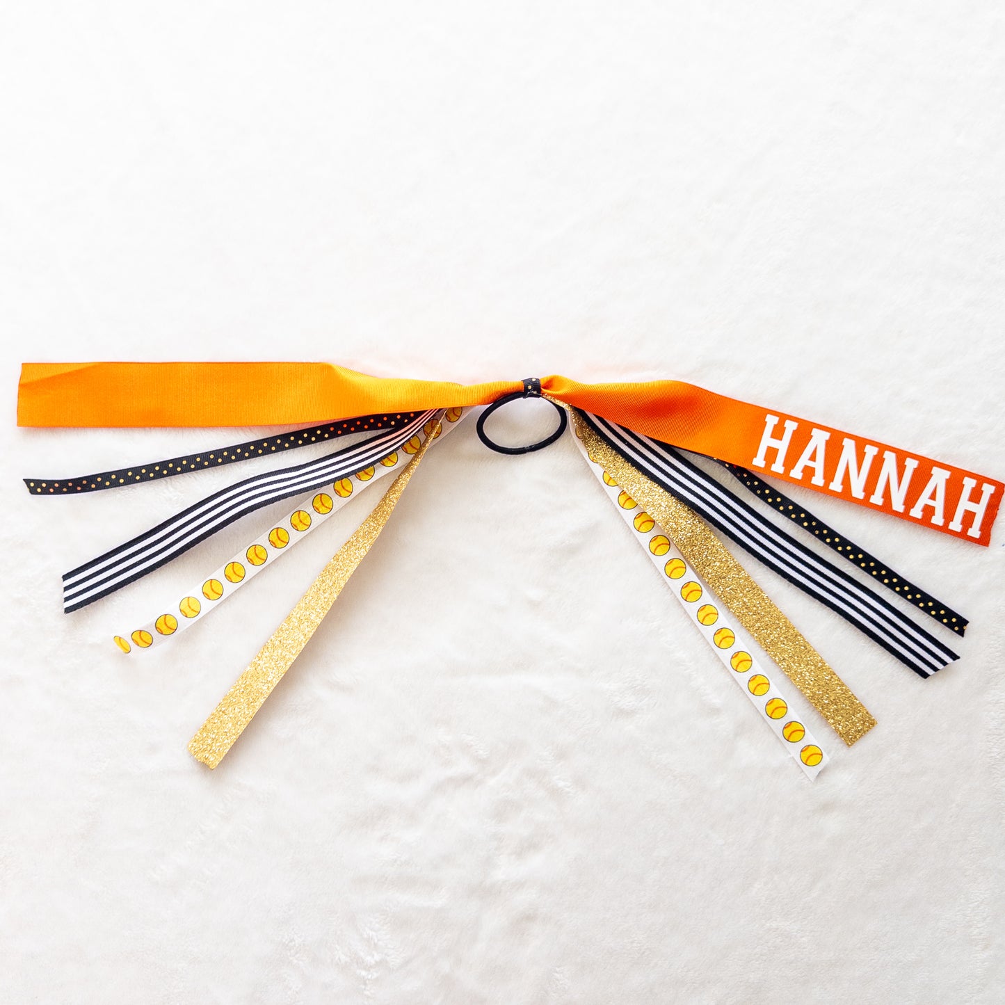 Custom Sports Ponytail Ribbon Streamer