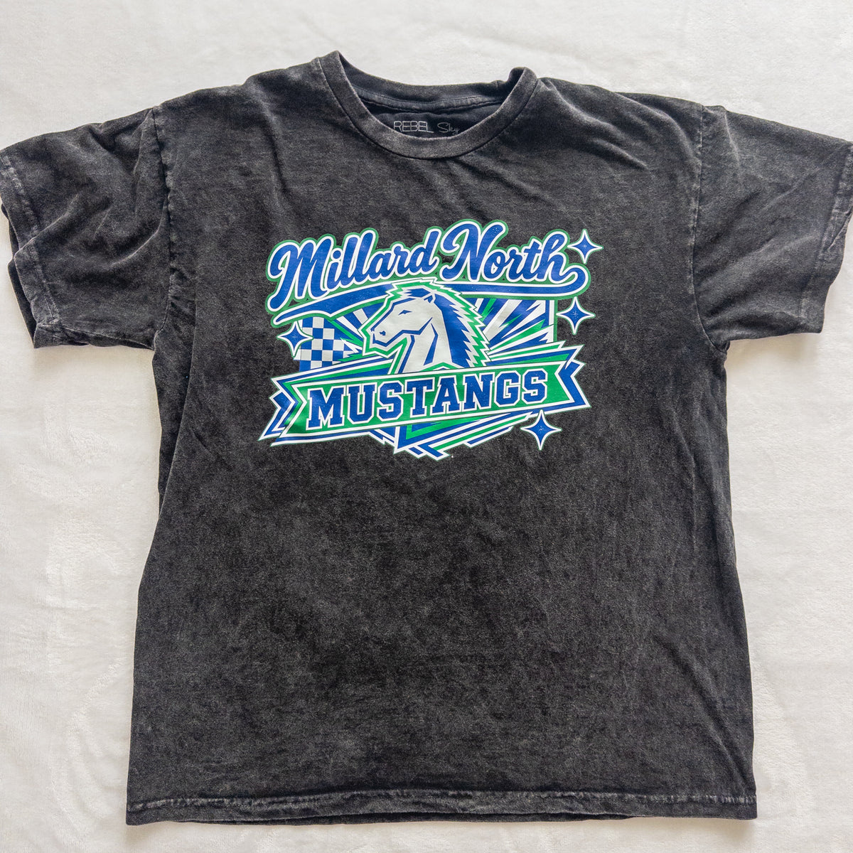 Millard North Mustangs Vintage Washed T-Shirt