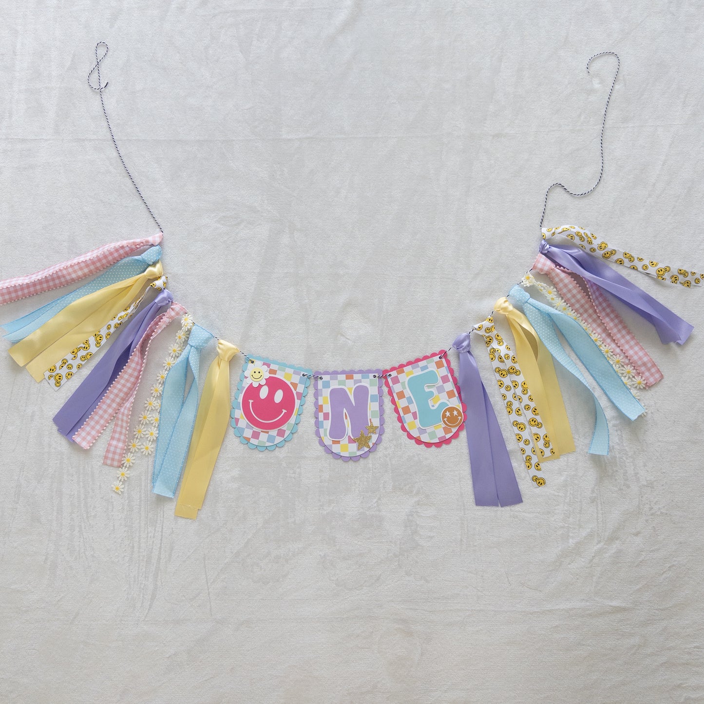 One Happy Baby First Birthday High Chair Banner