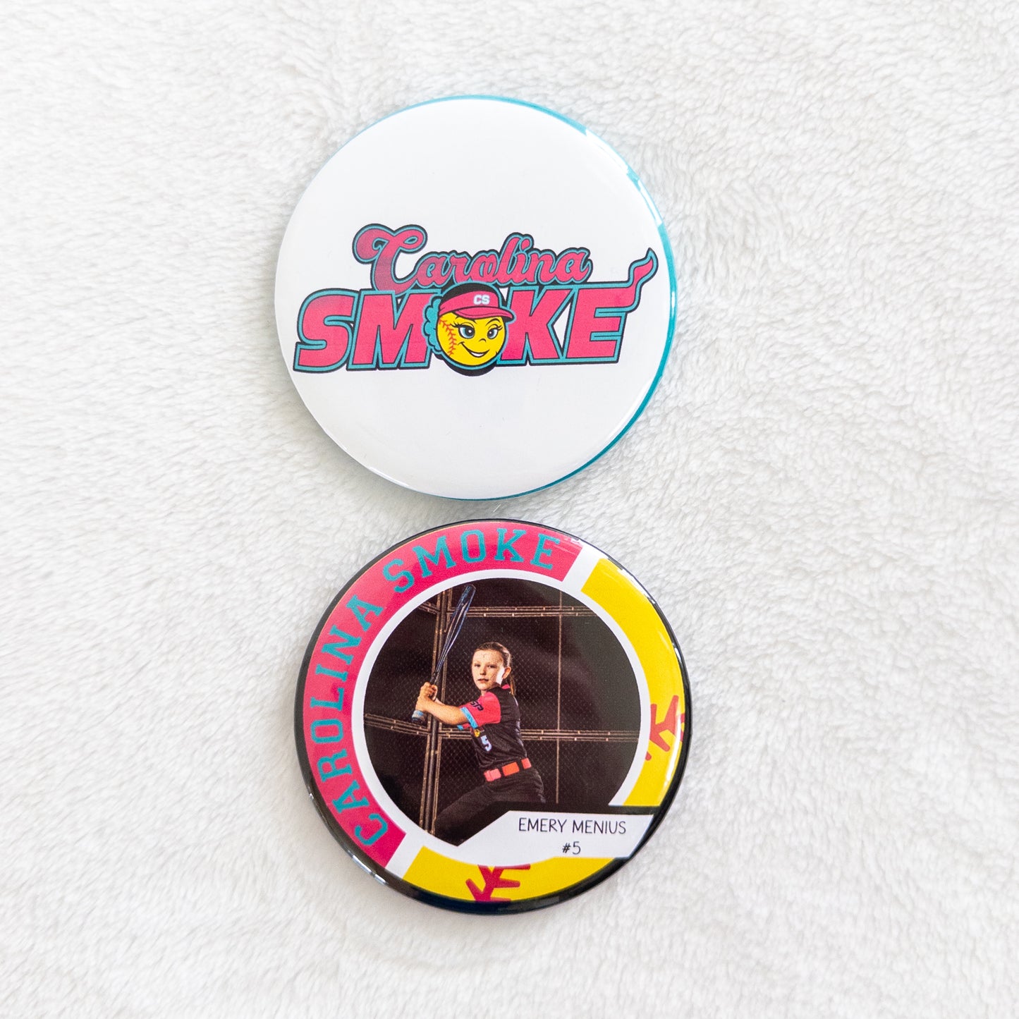 Custom 3" Personalized Statement Pin – Backpack, Jacket, Purse Accessory