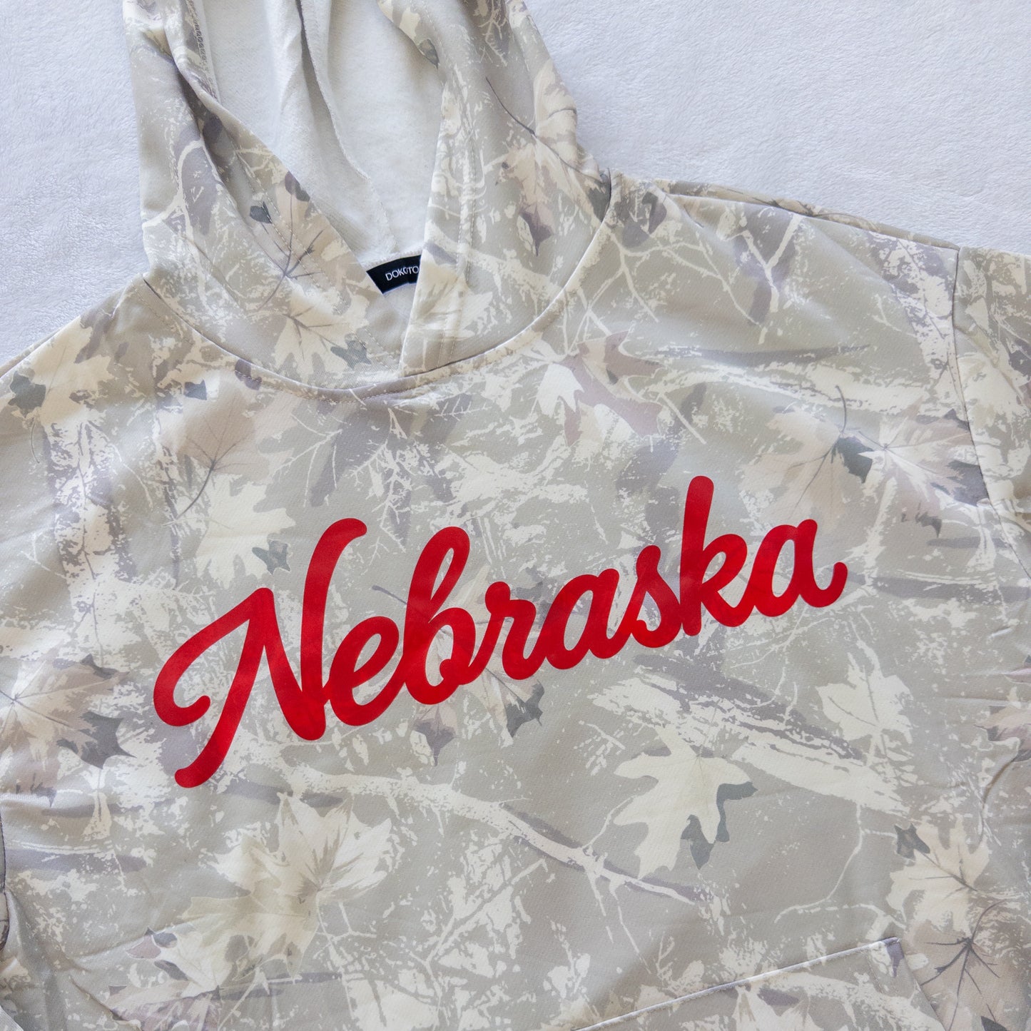 Nebraska Light Camo Hoodie