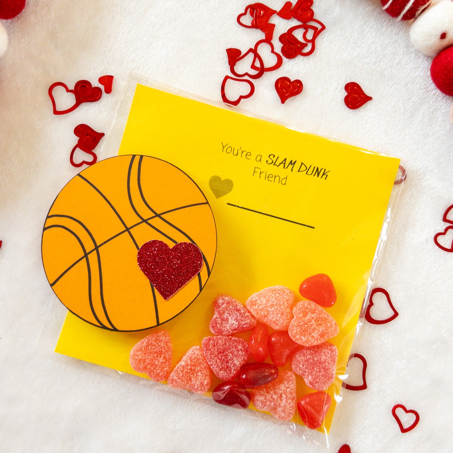 Valentines for Classroom Party or Birthday Party Favors