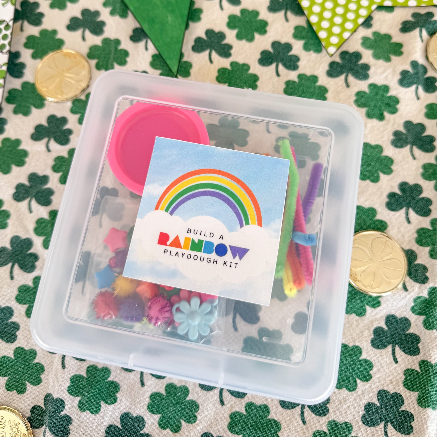 Build a Rainbow Playdough Kit