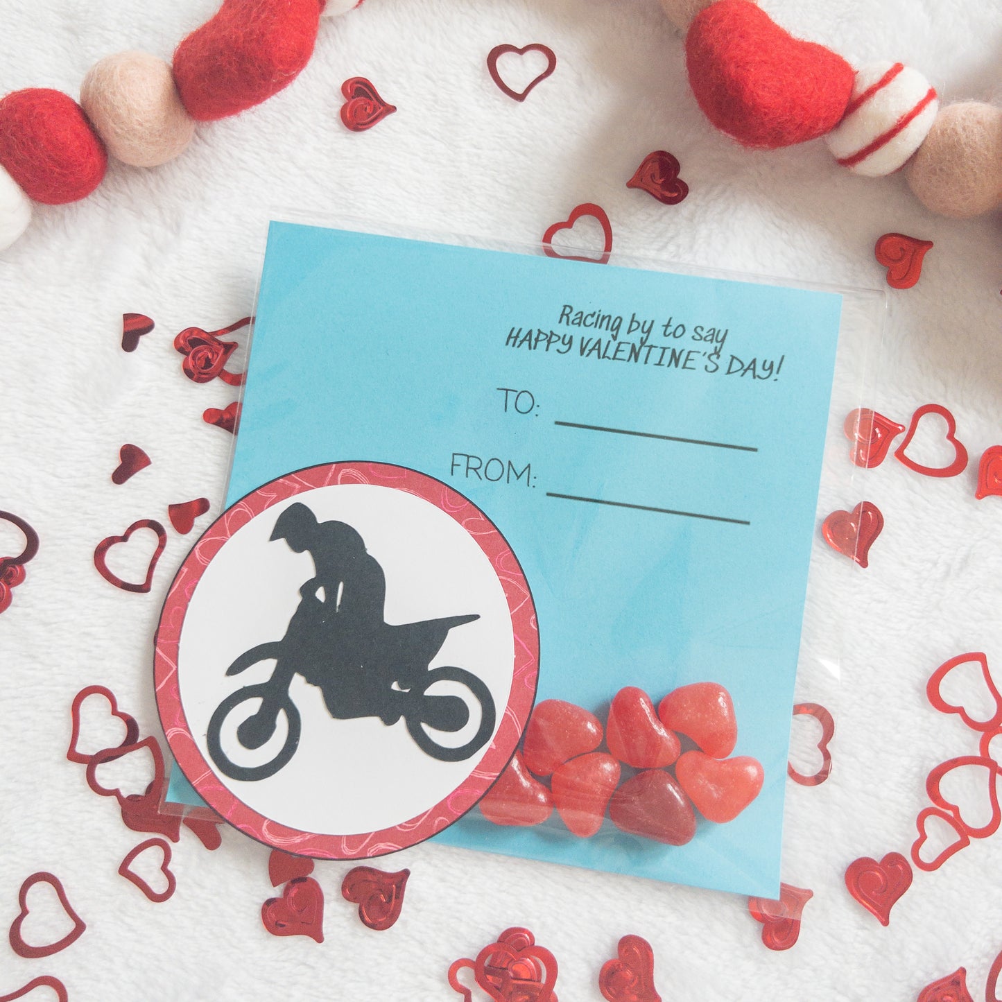 Valentines for Classroom Party or Birthday Party Favors