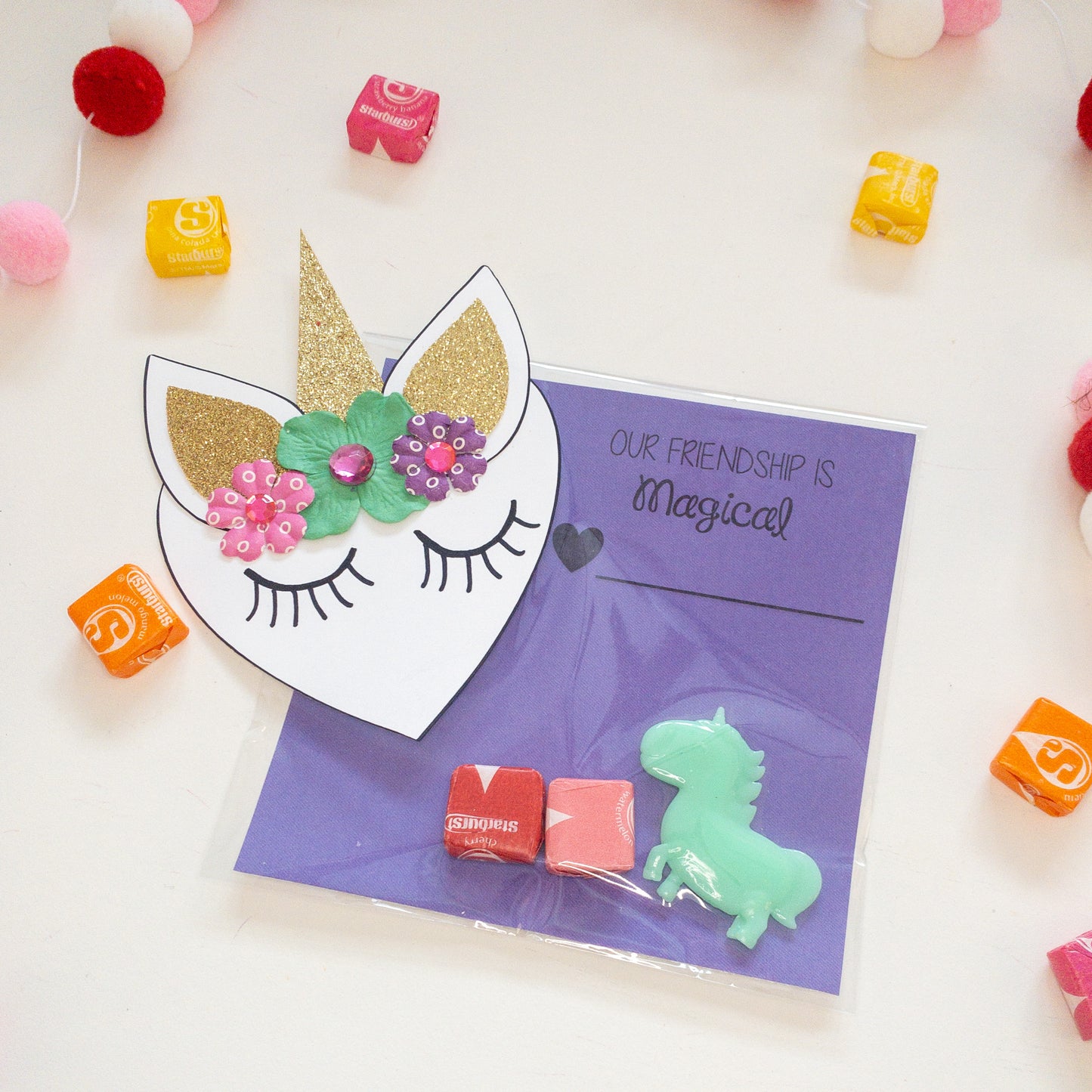 Valentines for Classroom Party or Birthday Party Favors
