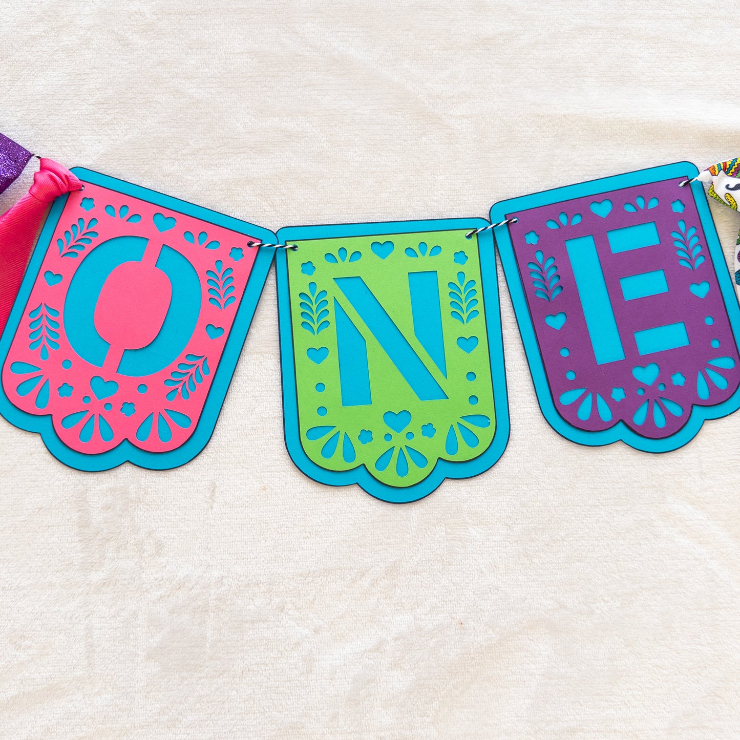 FiestaThemed Highchair Birthday Banner Garland