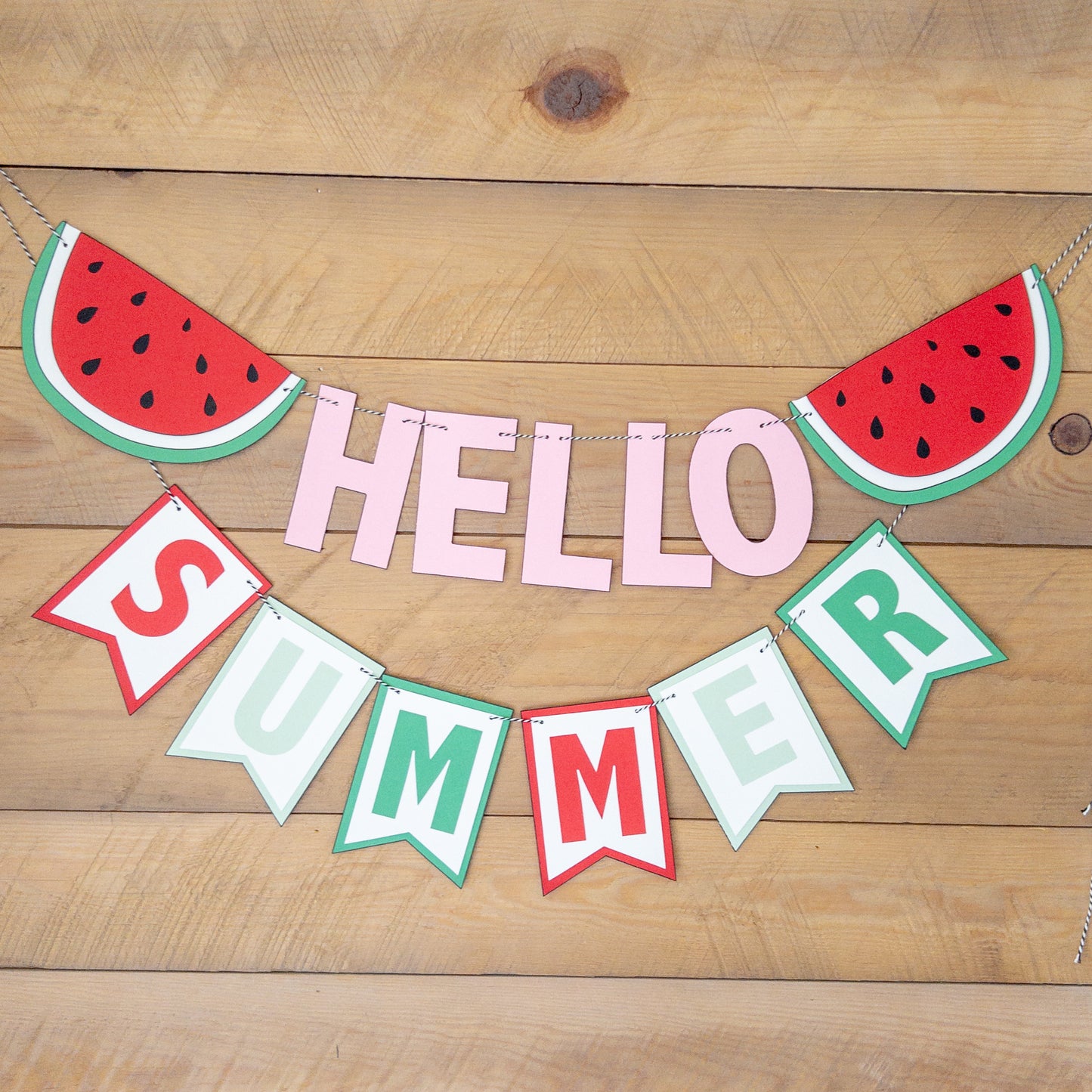 Hello Summer Paper Banner