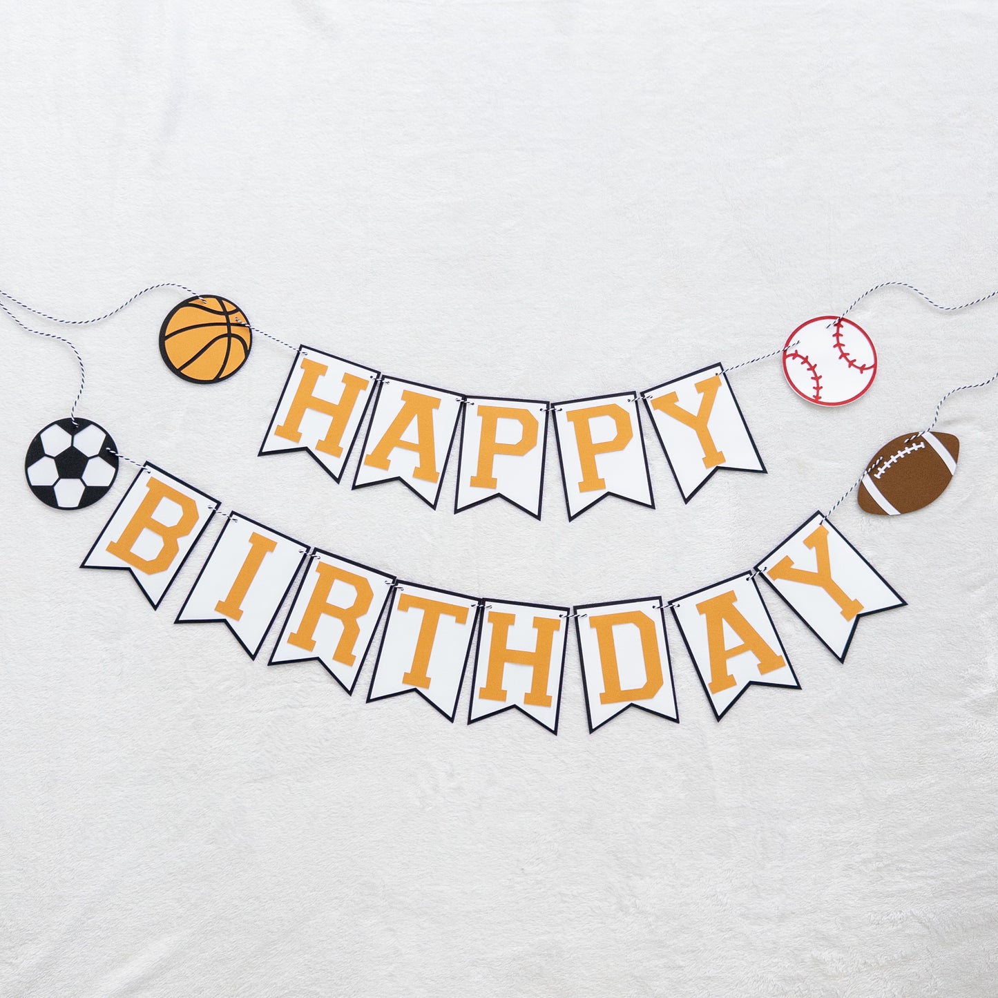 Sports All Star Custom Happy Birthday Banner