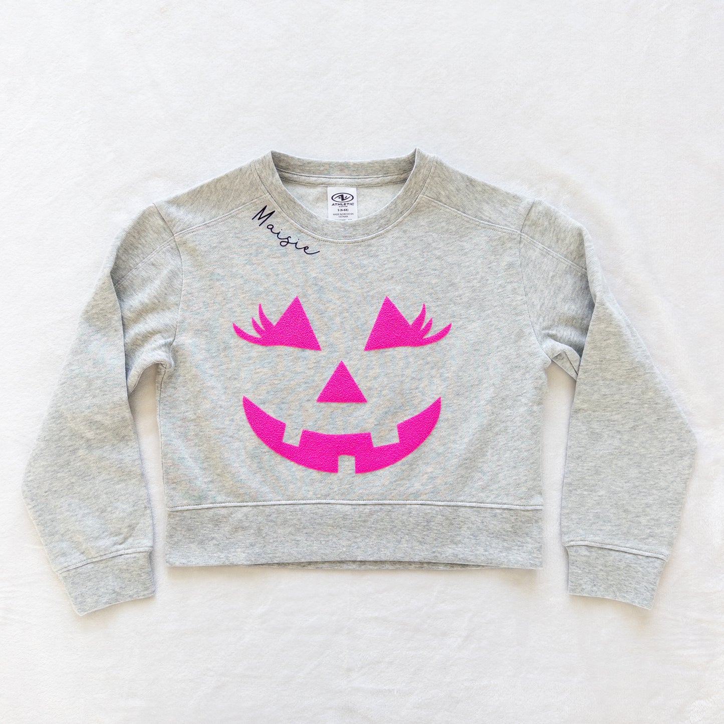 Personalized Girls Halloween Sweatshirt
