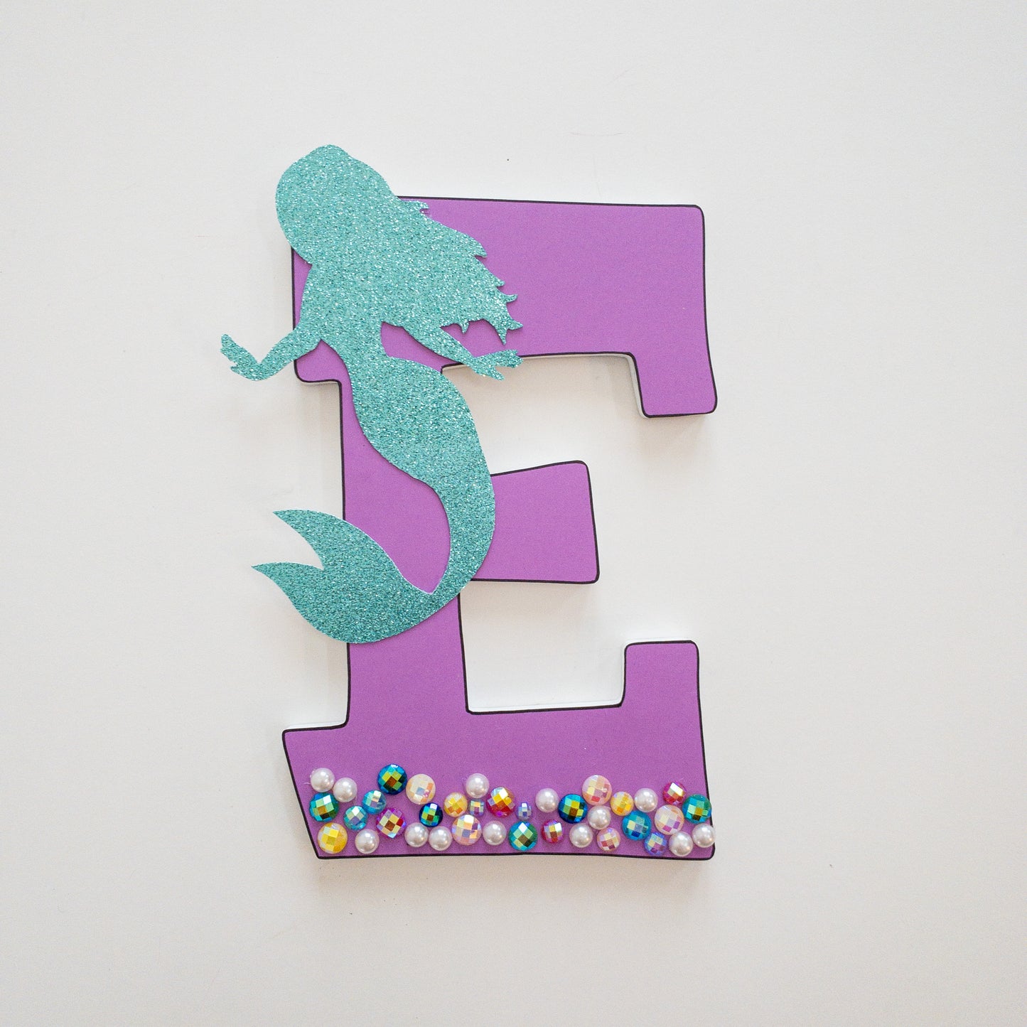 Mermaid Under the Sea Custom Wood Letters