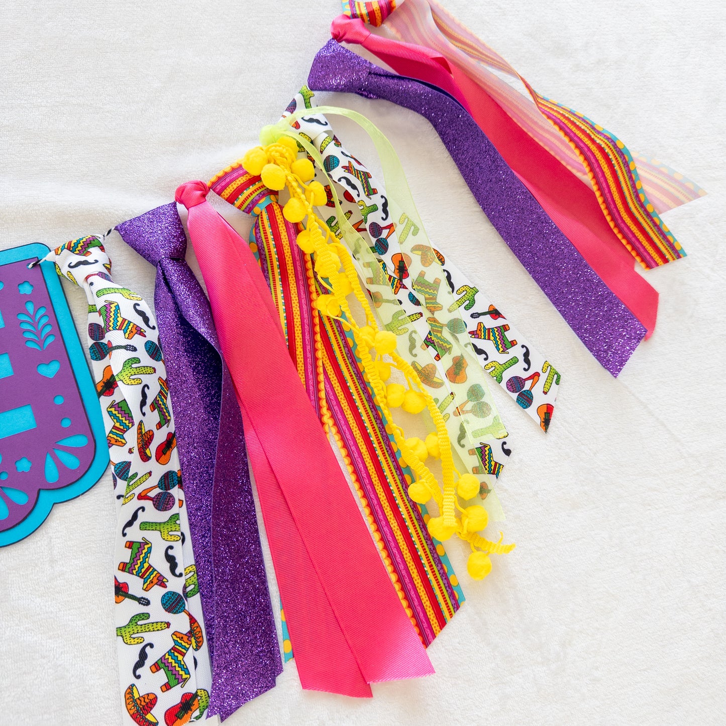 FiestaThemed Highchair Birthday Banner Garland