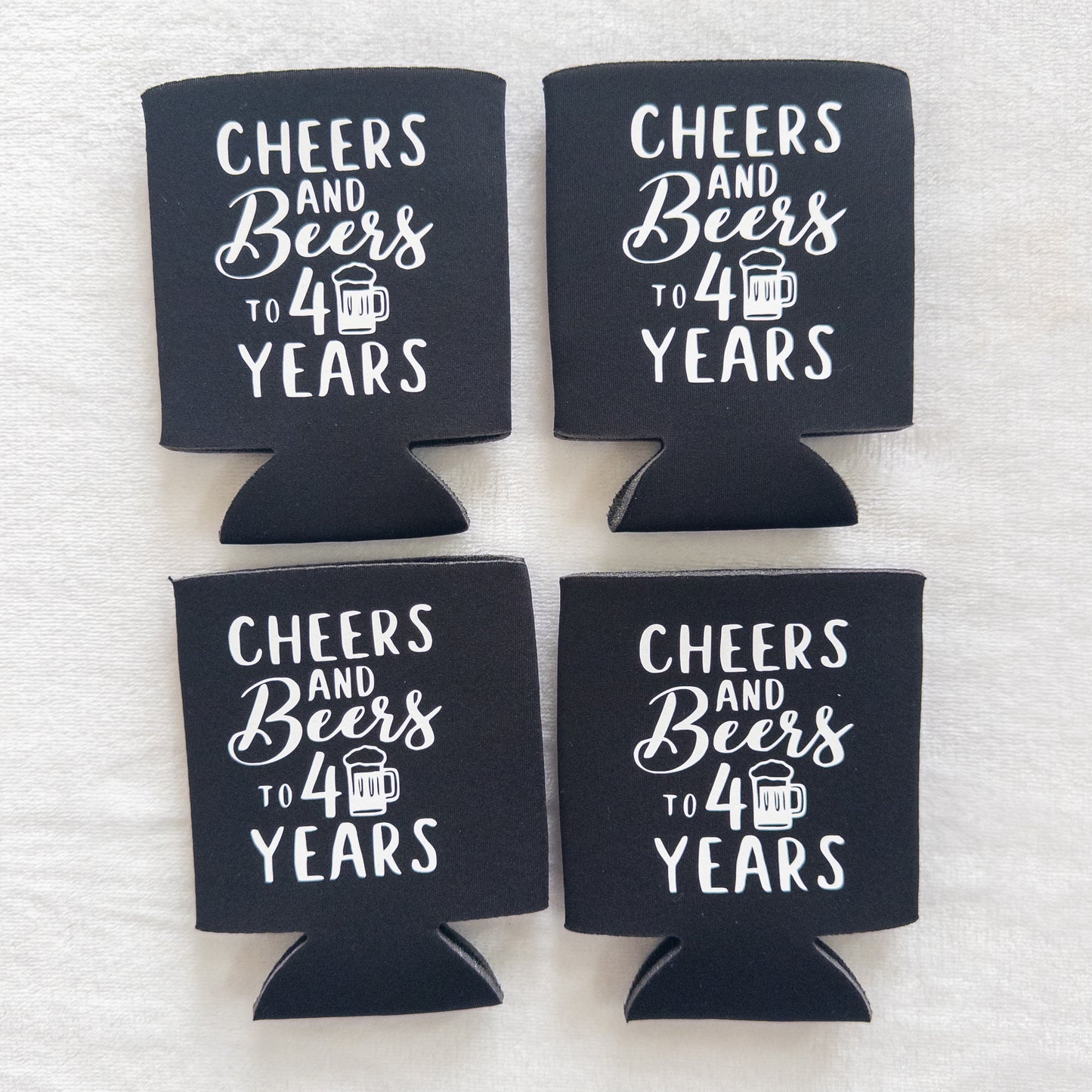 Custom Koozies for Bachelorette Party, birthday party, golf weekend, family reunion, or any other event.