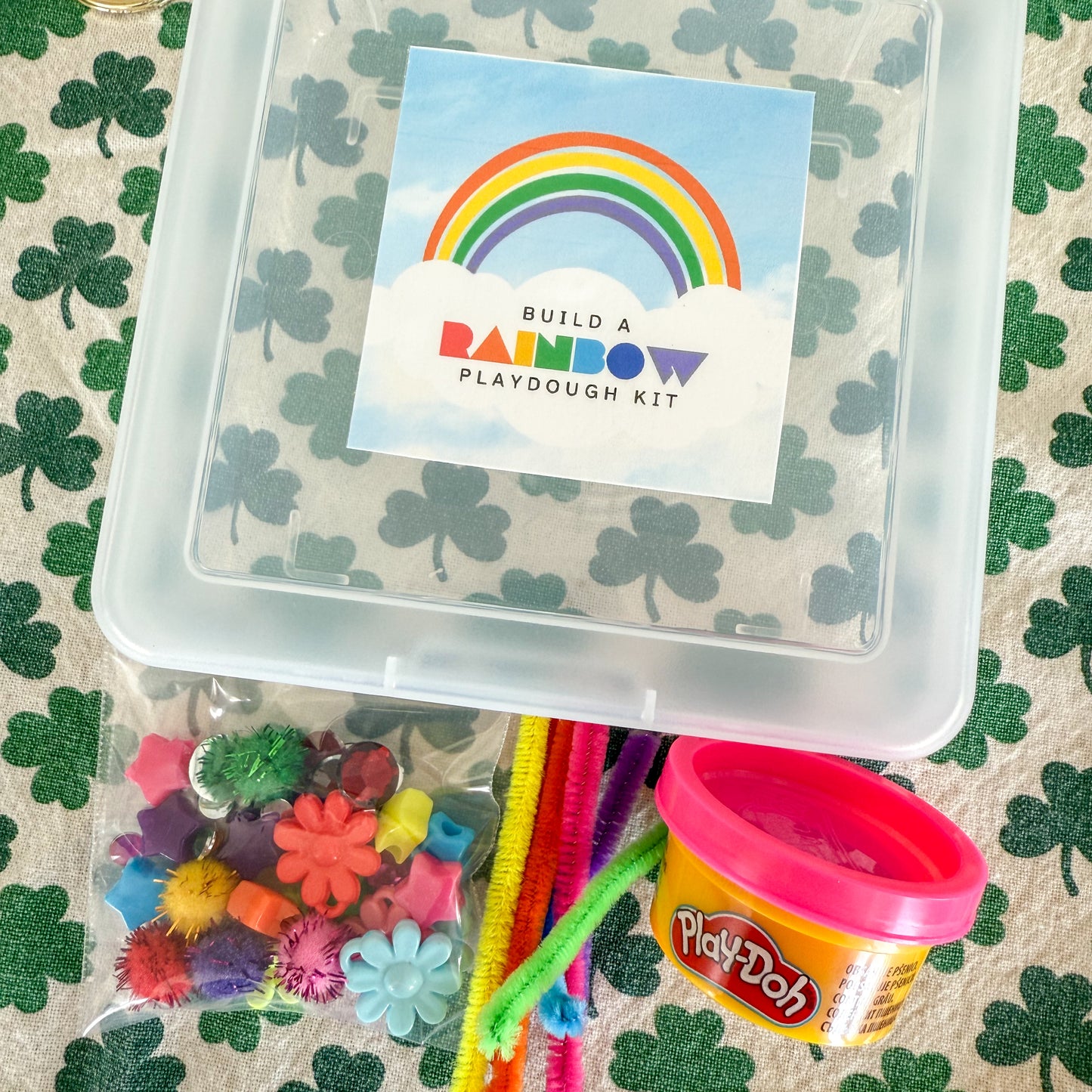 Build a Rainbow Playdough Kit