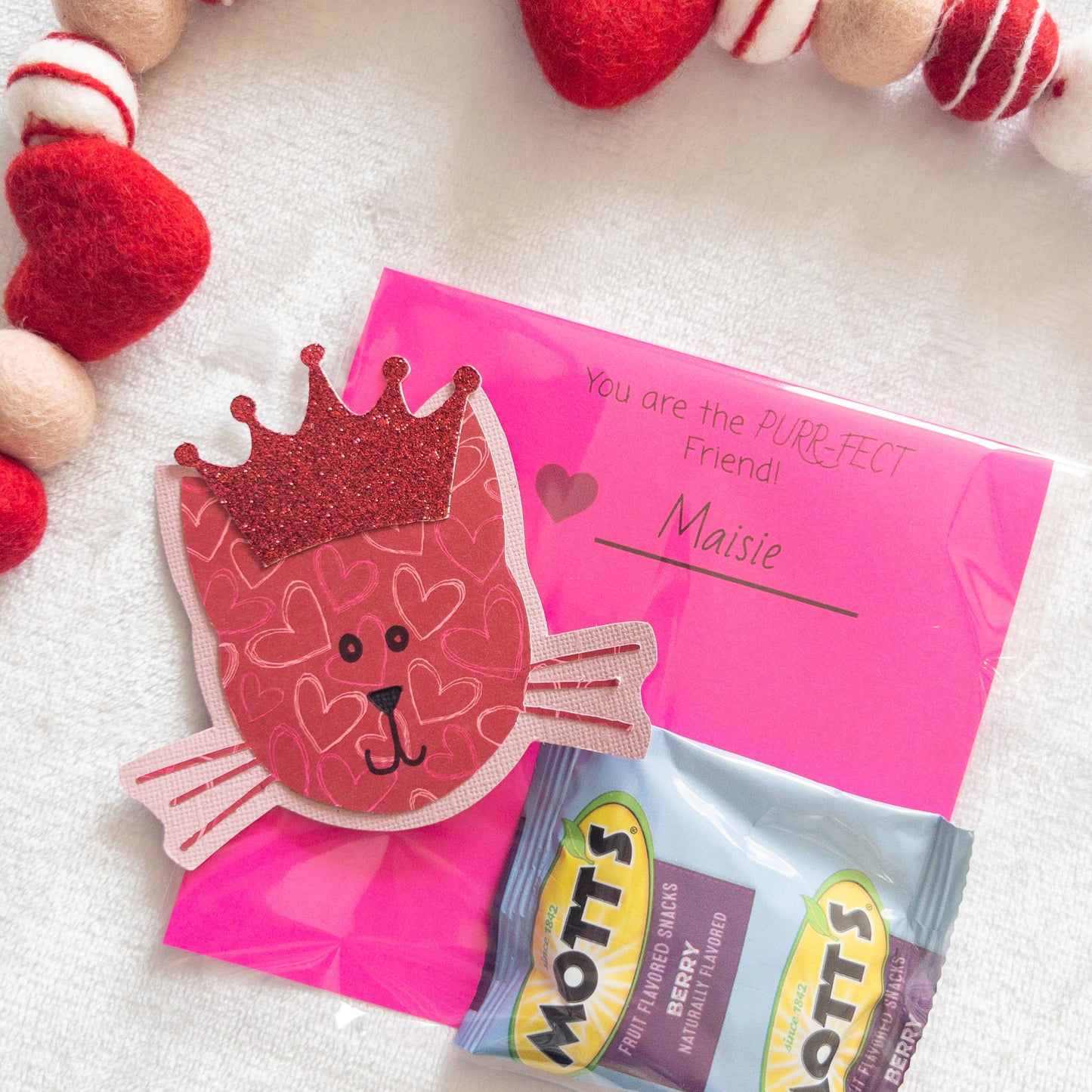 Valentines for Classroom Party or Birthday Party Favors