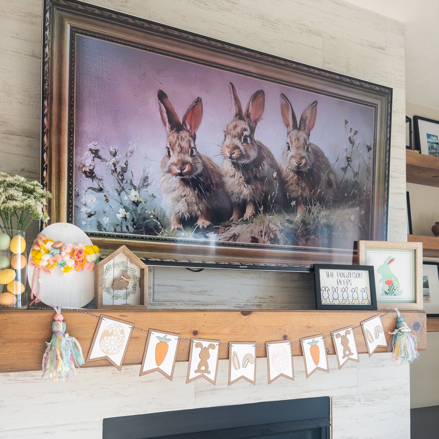 Easter Spring Party Home Event Banner