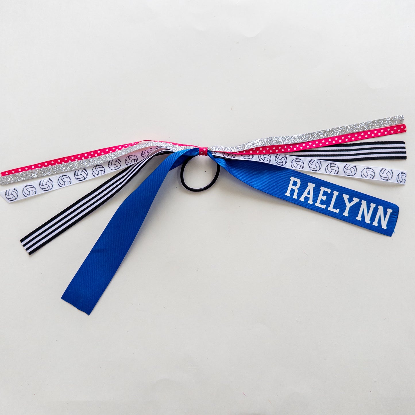 Custom Sports Ponytail Ribbon Streamer