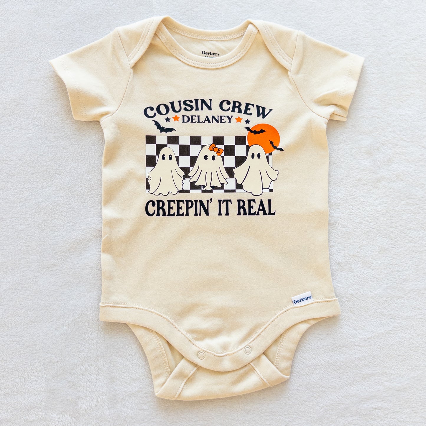 Creepin’ It Real Personalized Halloween Onesie