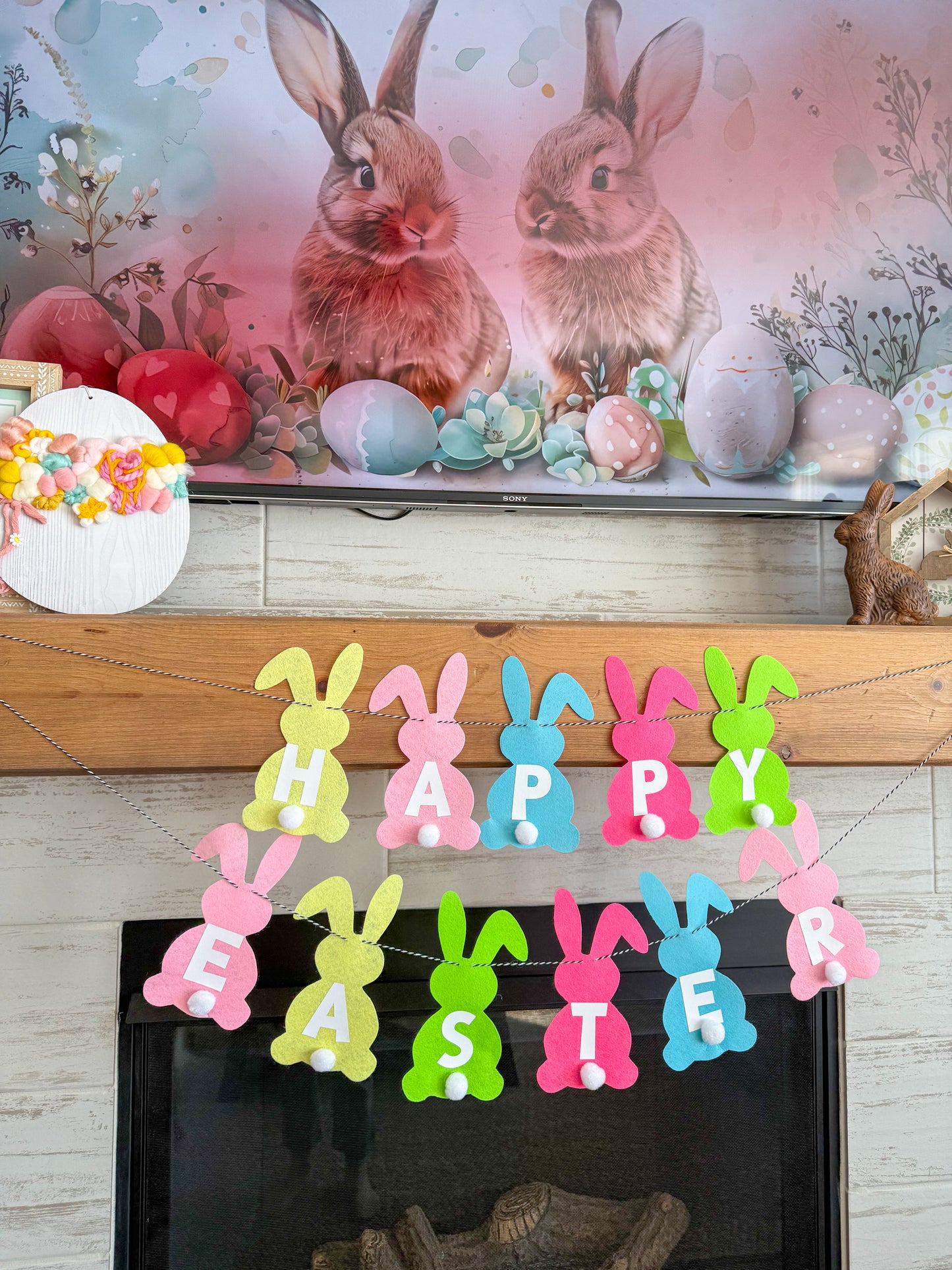 Easter Bunny Party Home Event Banner