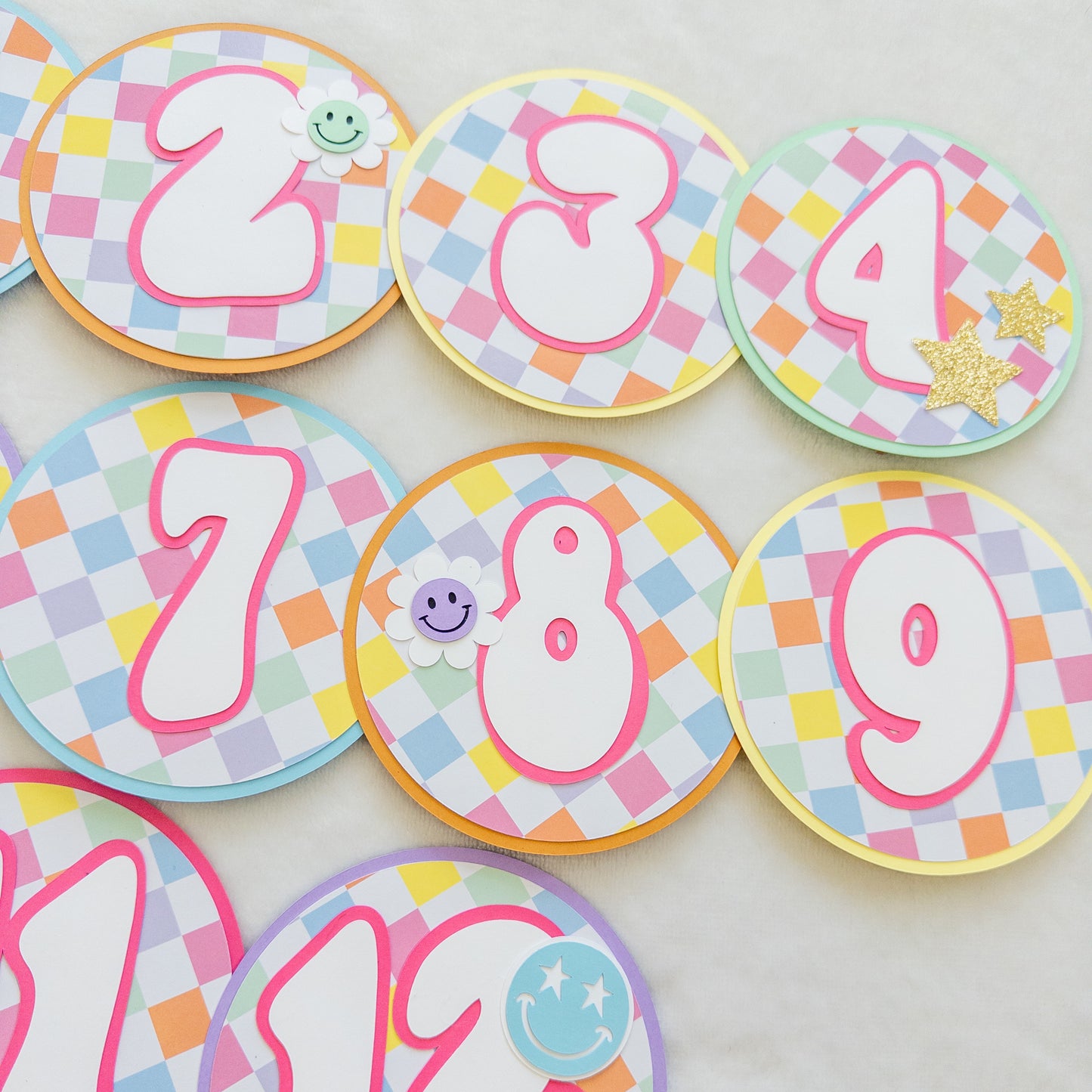 One Happy Baby Monthly Photo Banner – First Birthday Party Decor