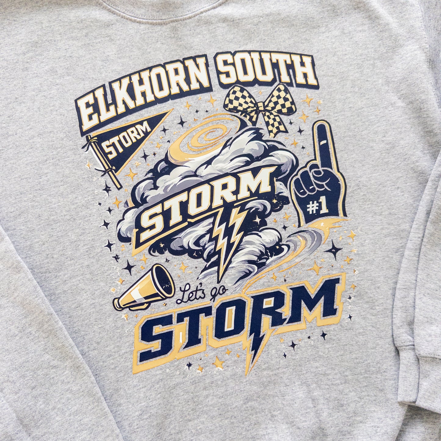 Custom Team Spirit Sweatshirt Personalized for Your Athlete