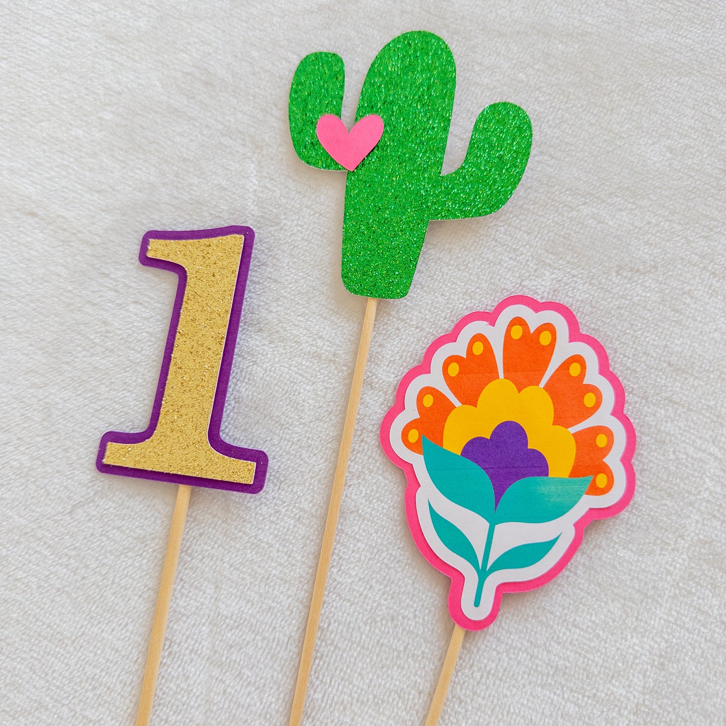 Fiesta Birthday Party Table Decor Centerpieces