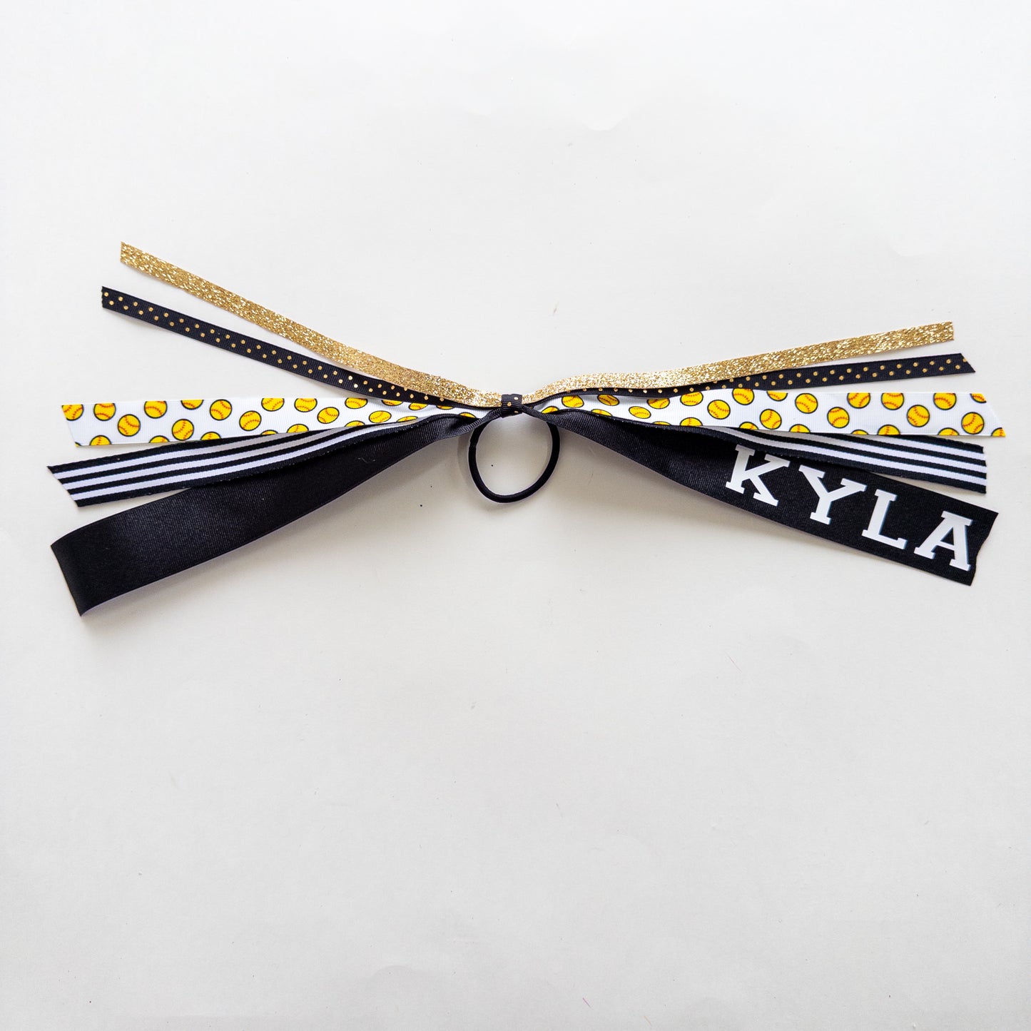 Custom Sports Ponytail Ribbon Streamer
