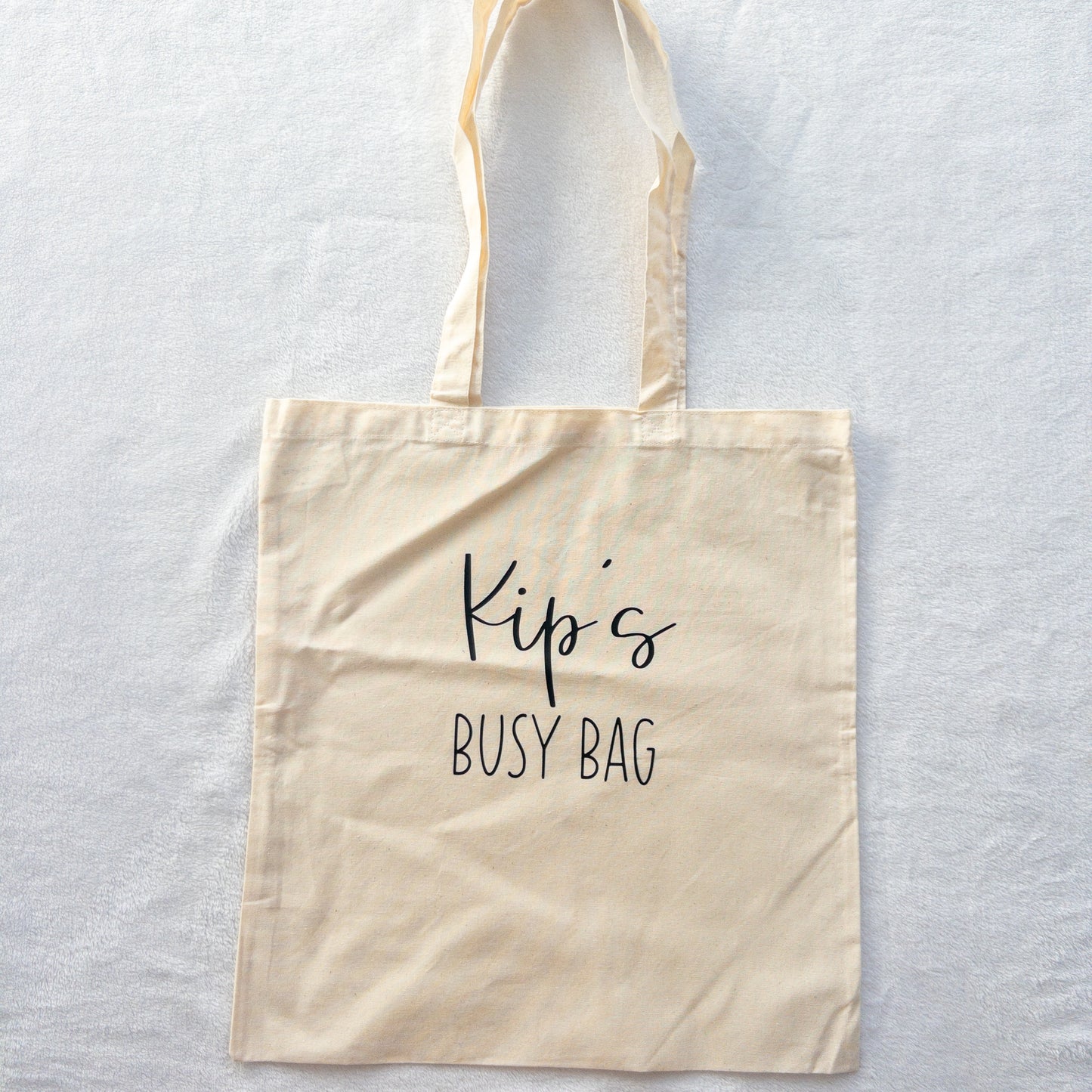 Personalized Canvas Busy Bag