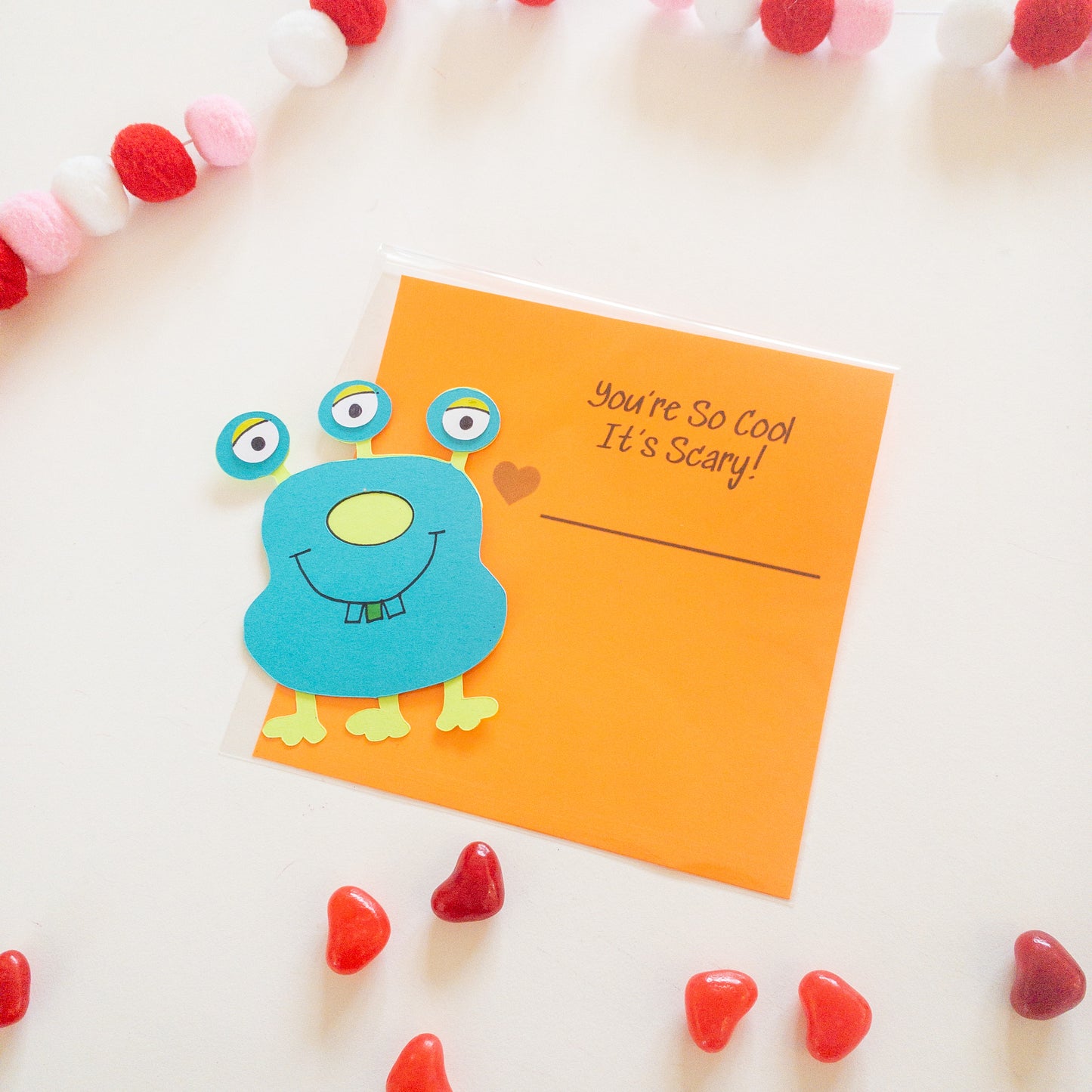 Valentines for Classroom Party or Birthday Party Favors