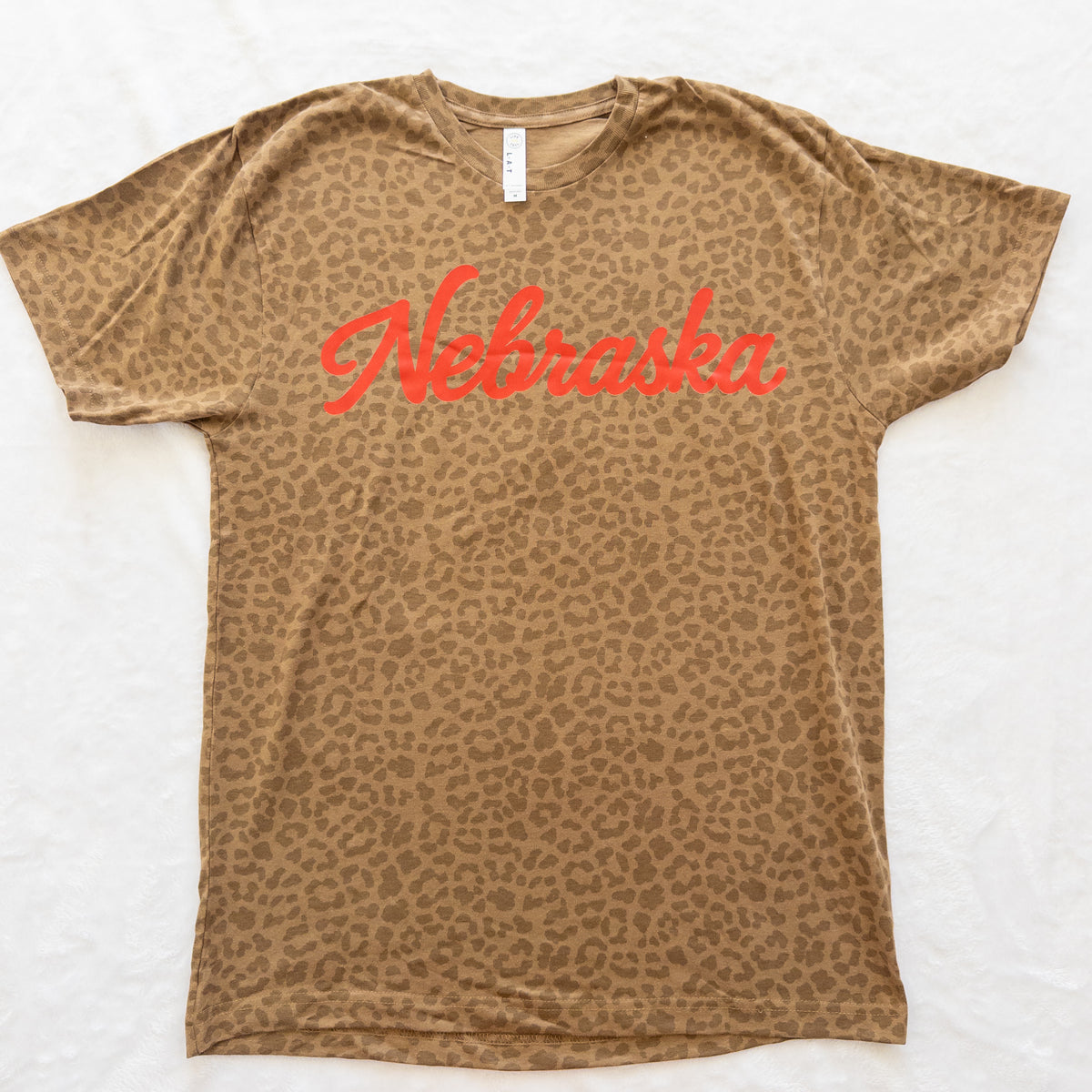 Nebraska Leopard Print Tee