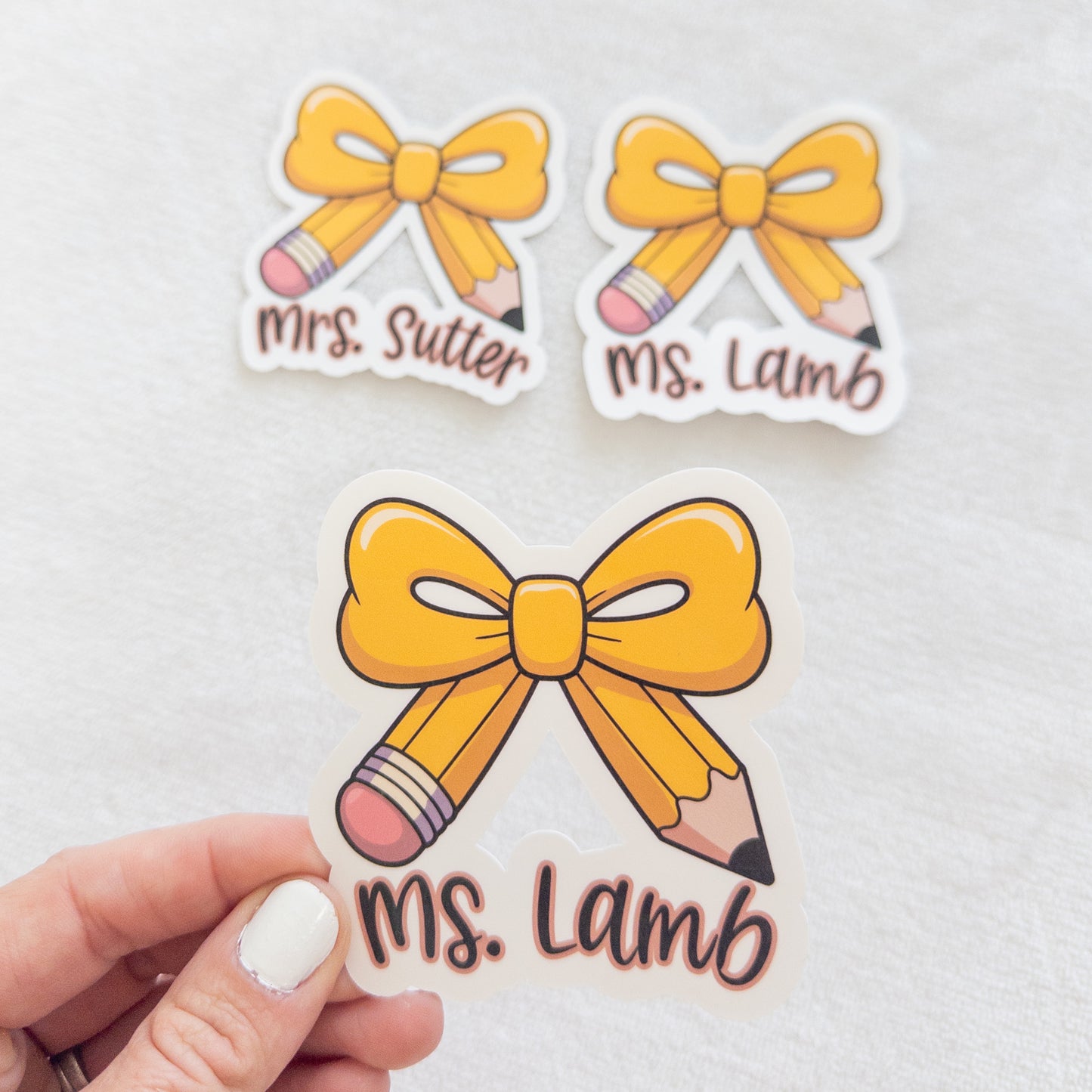 Custom Teacher Stickers – Personalized with Name