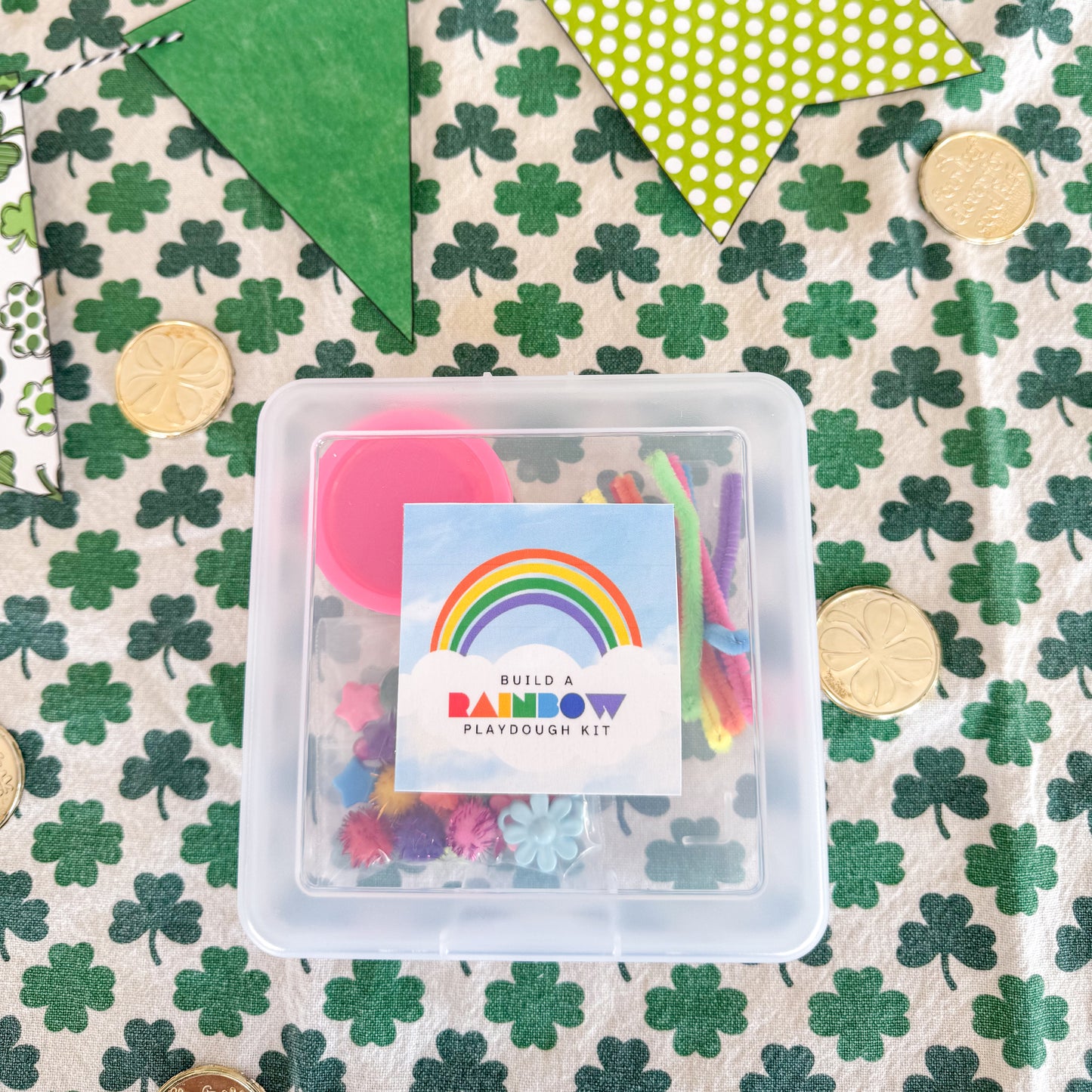 Build a Rainbow Playdough Kit