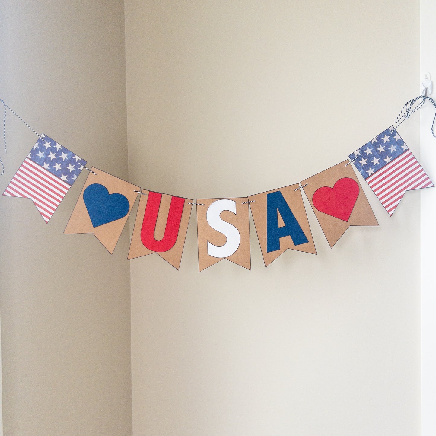 USA Fourth of July Party Home Event Banne