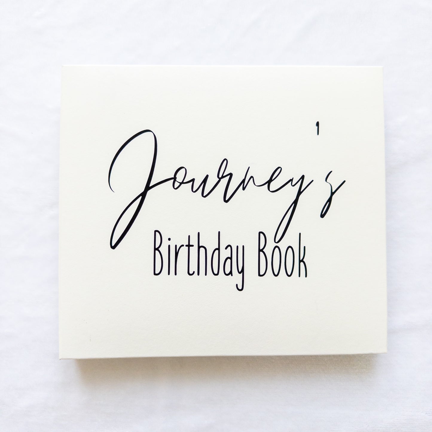 Birthday Interview Keepsake Memory Book
