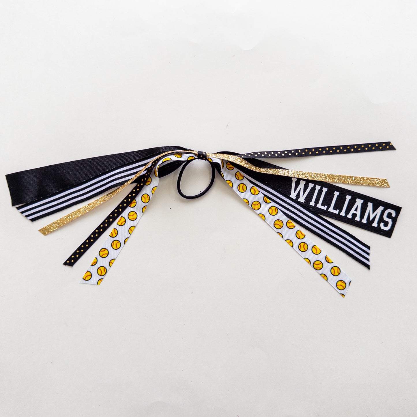 Custom Sports Ponytail Ribbon Streamer