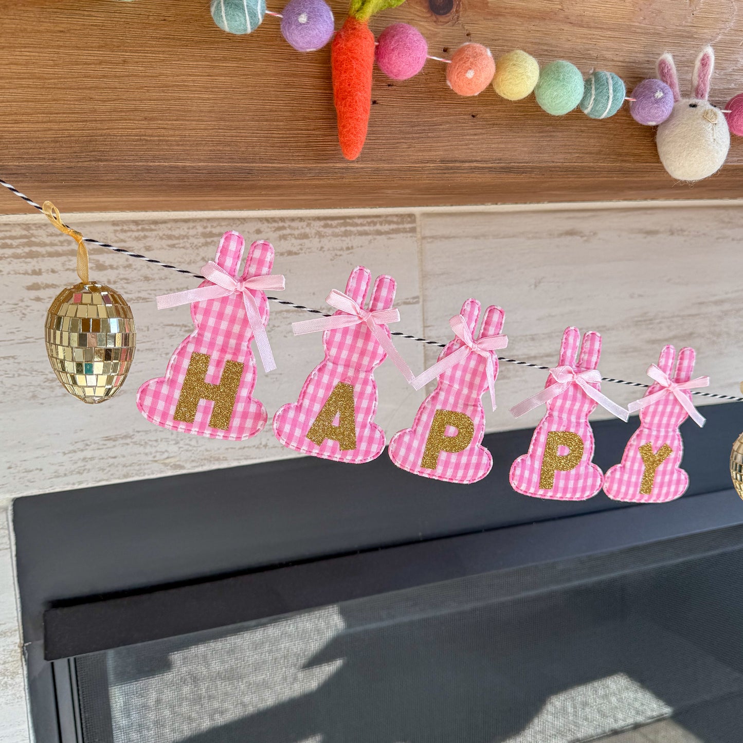 Happy Easter Bunny Party Home Event Banner