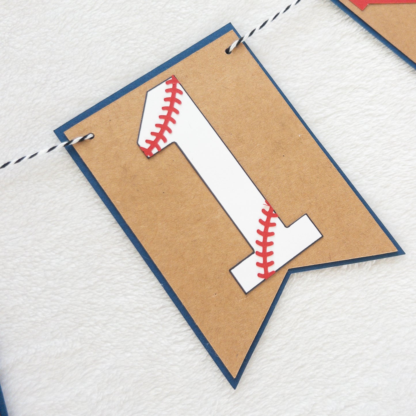 Rookie Year First Birthday Banner