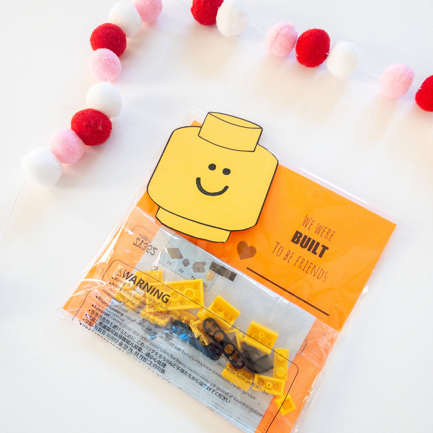 Valentines for Classroom Party or Birthday Party Favors