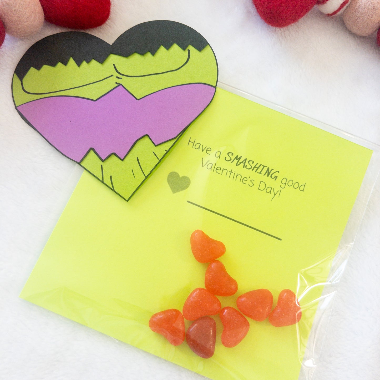 Valentines for Classroom Party or Birthday Party Favors