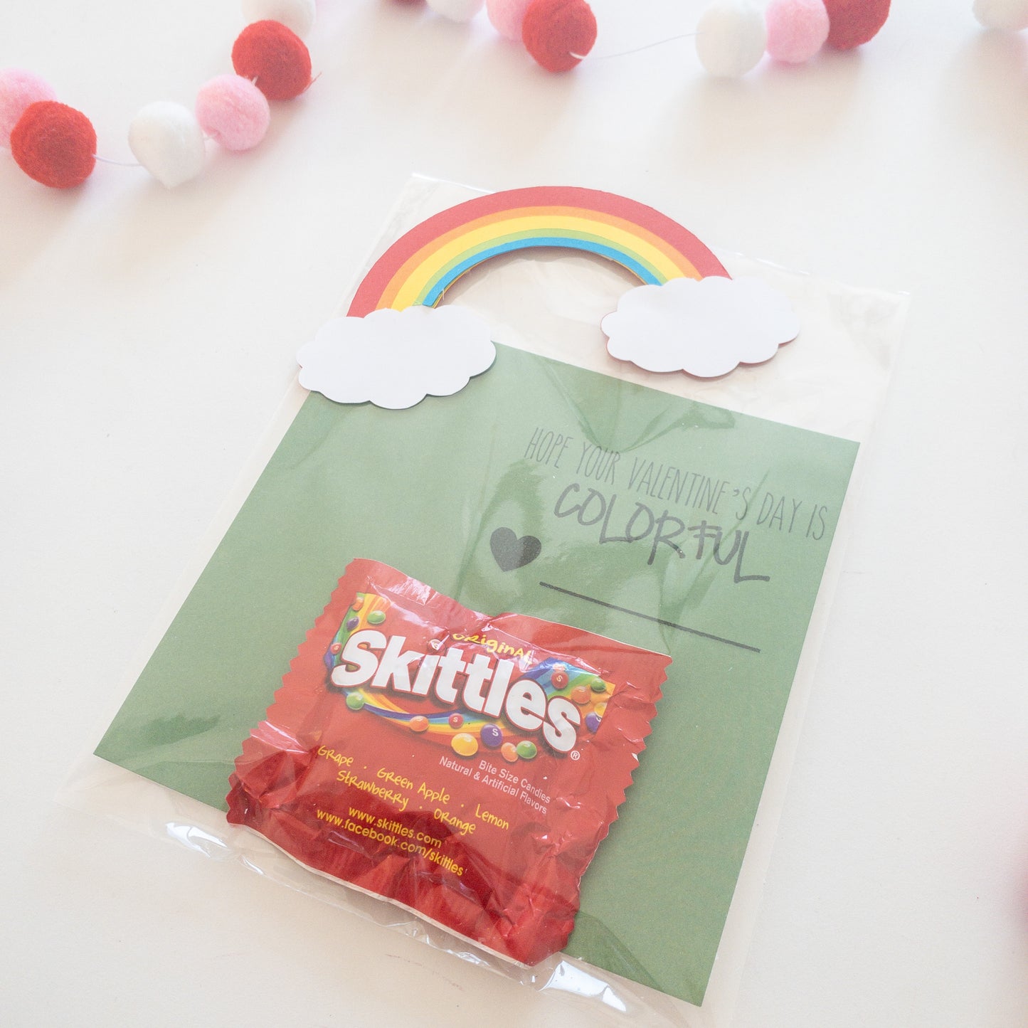 Valentines for Classroom Party or Birthday Party Favors