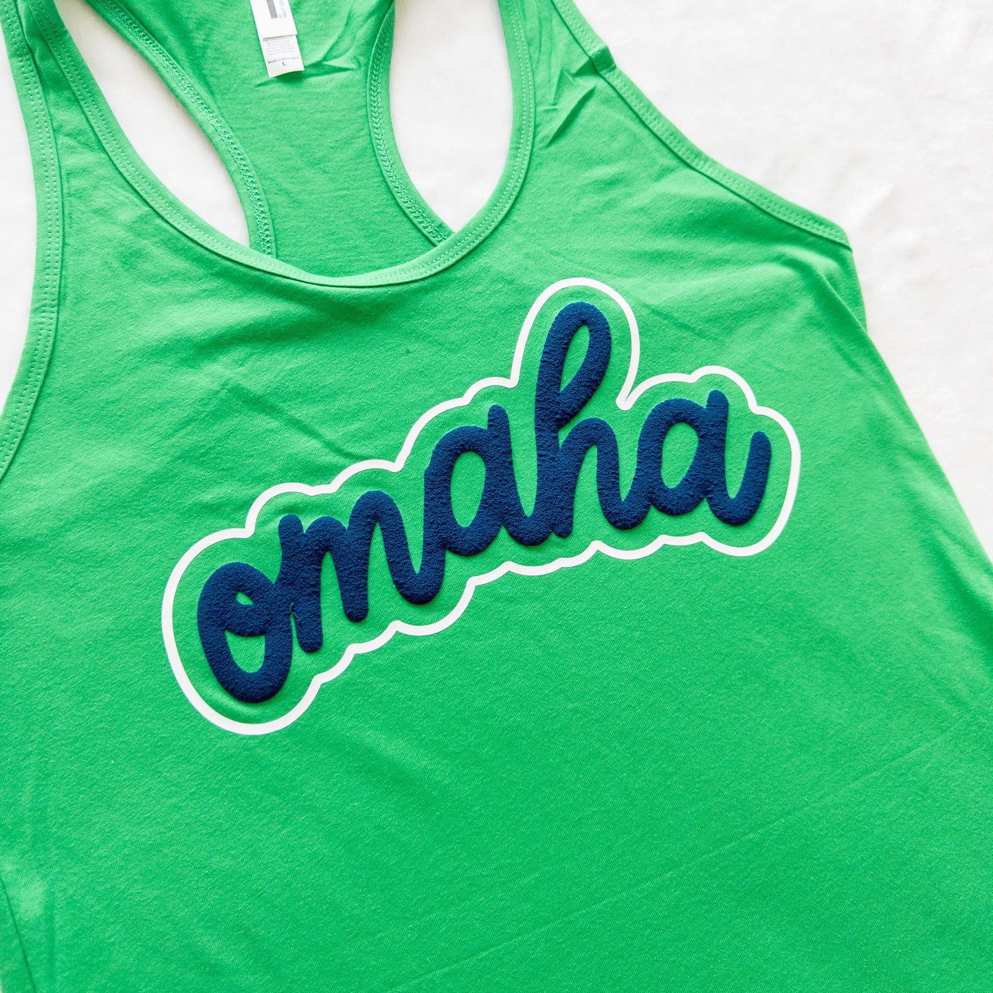 Custom Puff Vinyl Tank Top