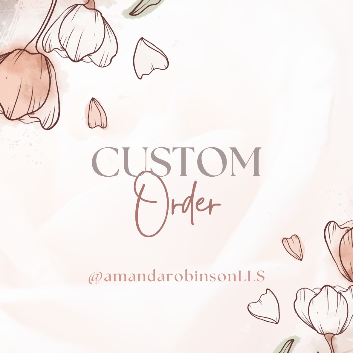 Custom Order for Jordan