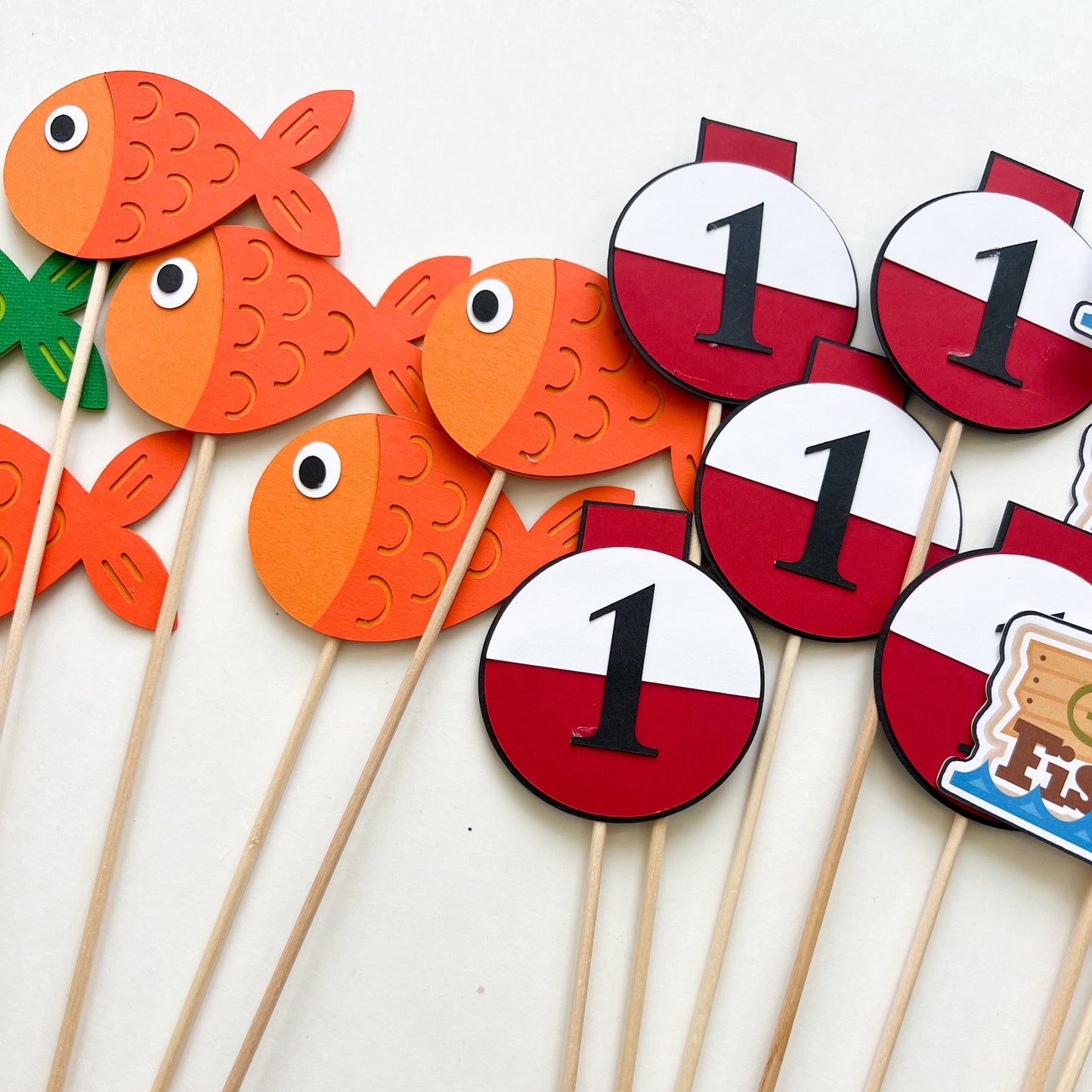 Fishing Themed Birthday Party Table Decor Centerpieces