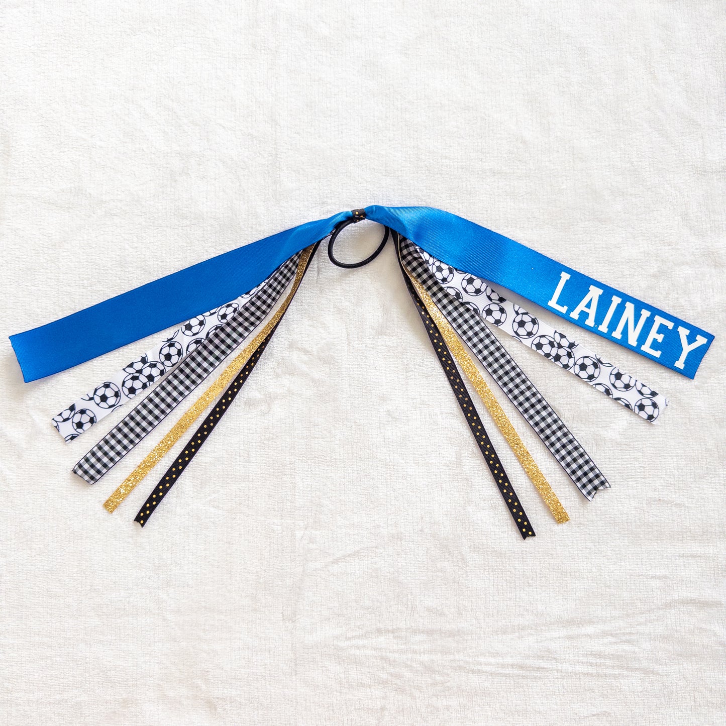 Custom Sports Ponytail Ribbon Streamer