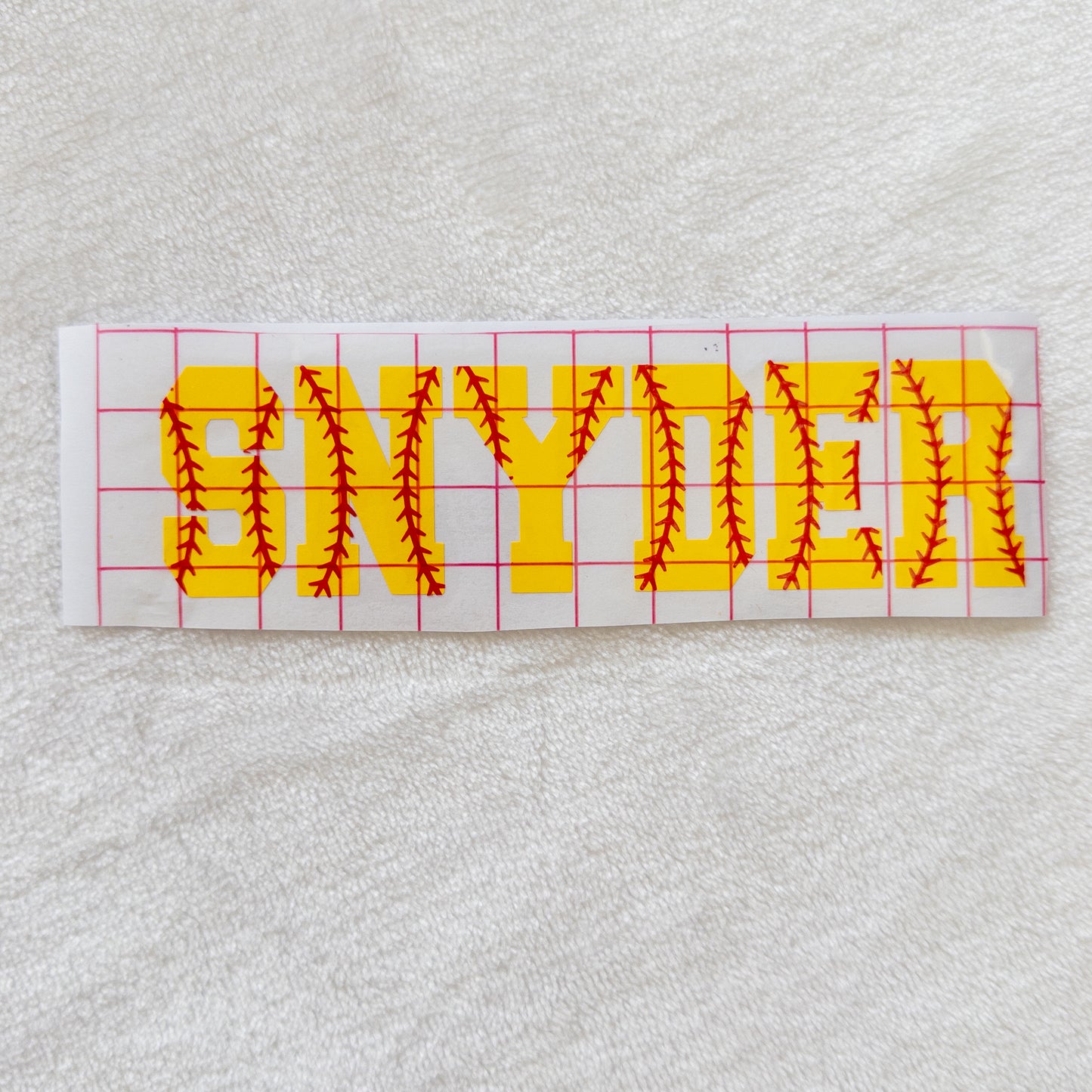 Personalized Baseball/Softball Helmet Vinyl Decal