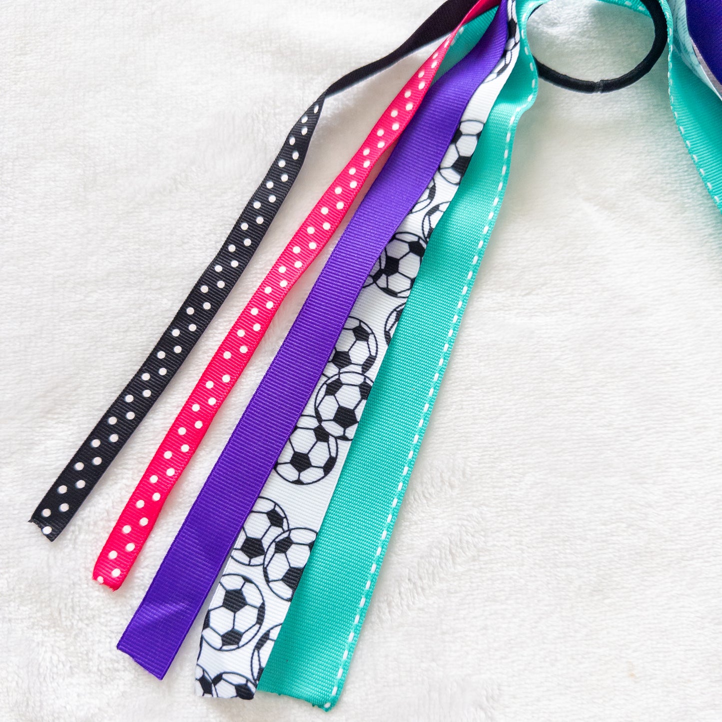 Custom Sports Ponytail Ribbon Streamer