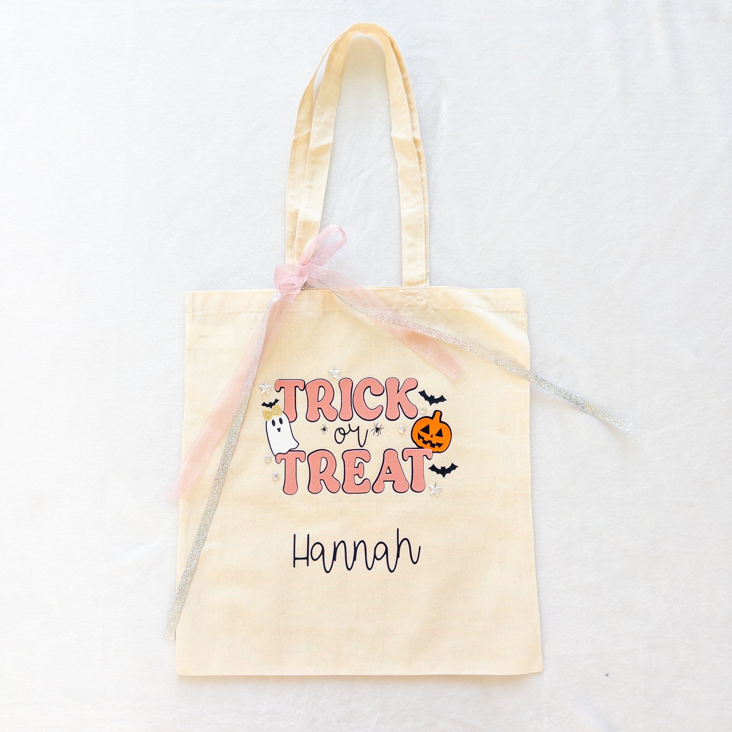 Personalized Trick or Treat Bag - Custom Halloween Bag for Kids