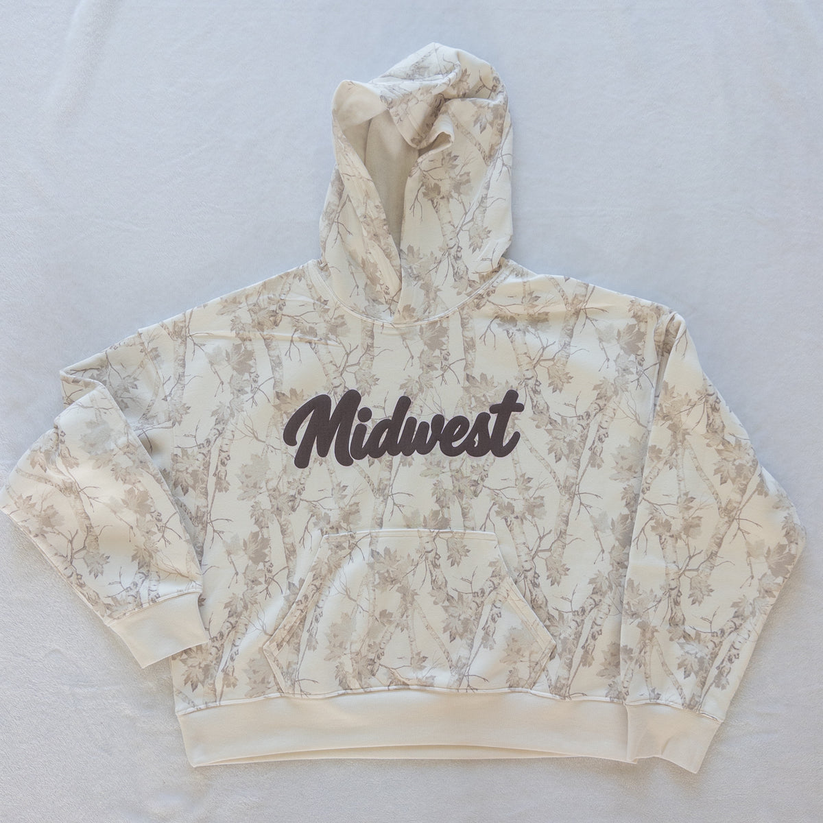 Midwest Camo Hoodie | Neutral Camo Pullover Sweatshirt