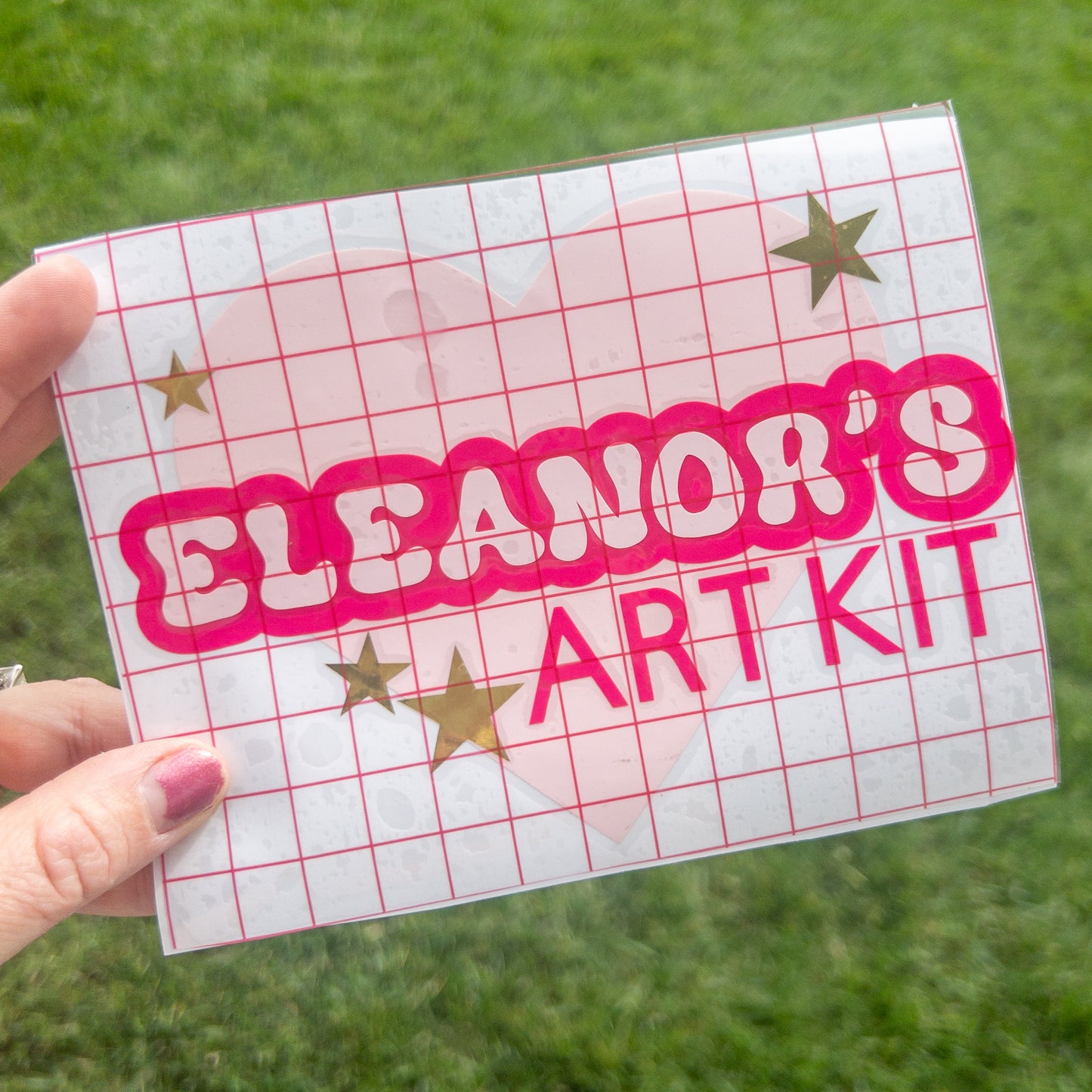 Personalized Art Kit Vinyl Decal